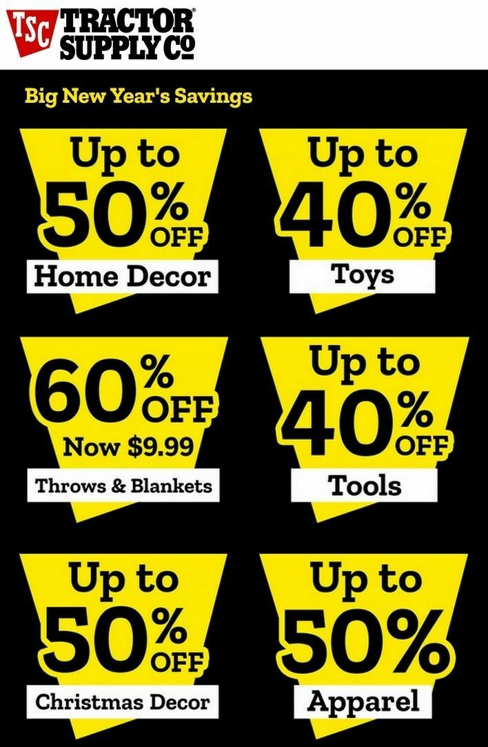 Tractor Supply Weekly Ad from December 26