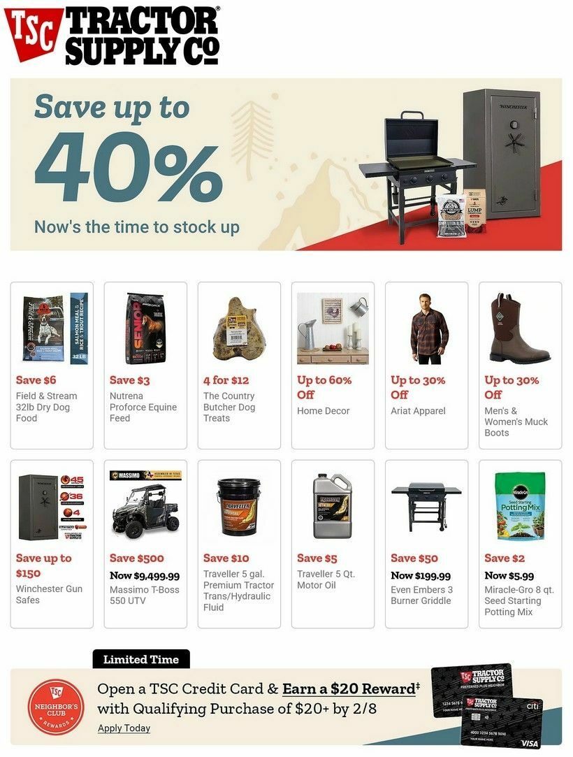 Tractor Supply Weekly Ad from January 26