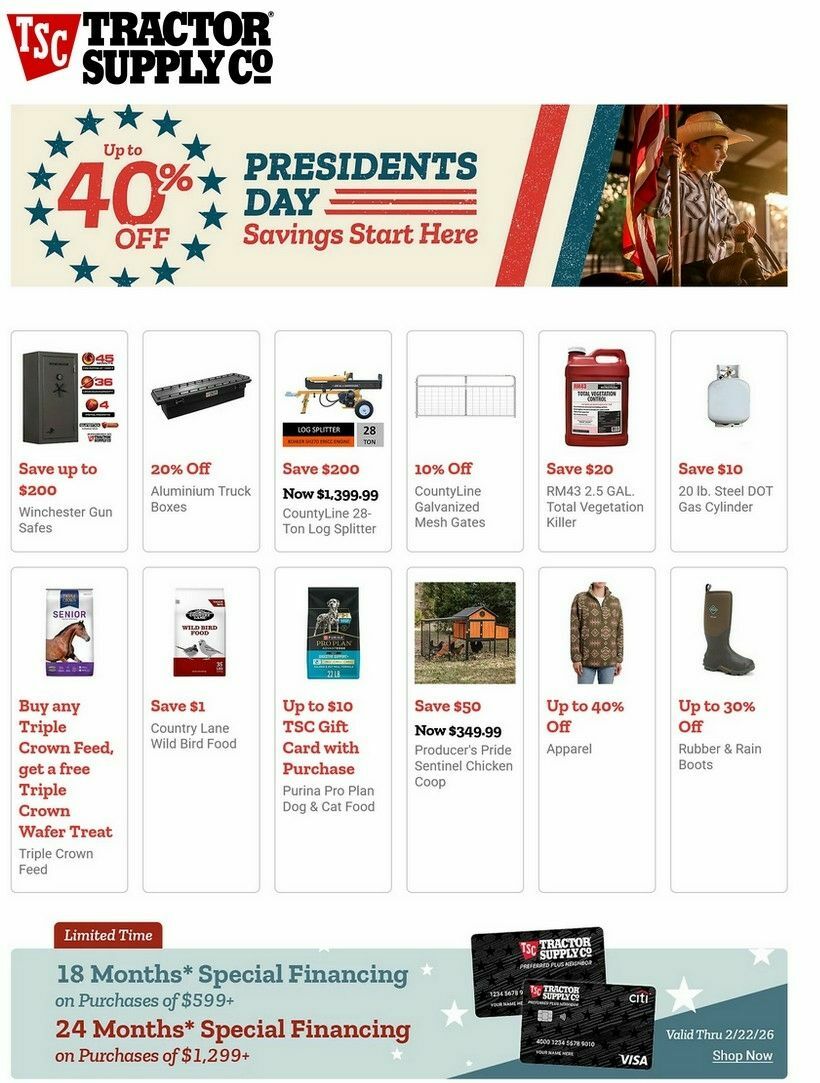Tractor Supply Weekly Ad from February 9