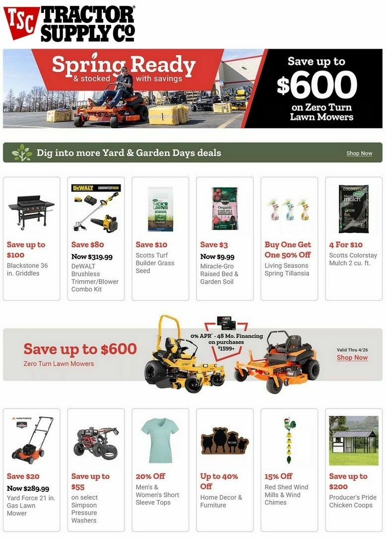 Tractor Supply Weekly Ad from April 20