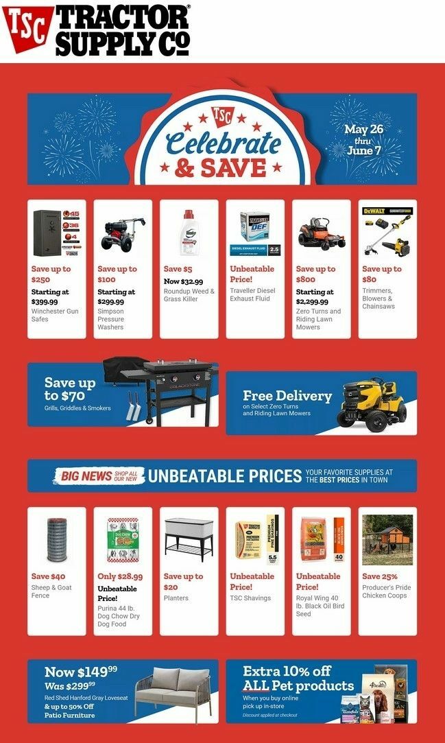Tractor Supply Weekly Ad from May 26