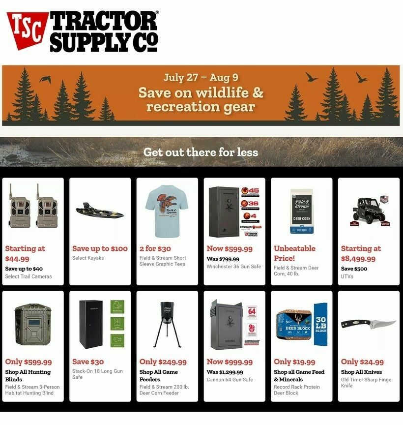 Tractor Supply Weekly Ad from July 27