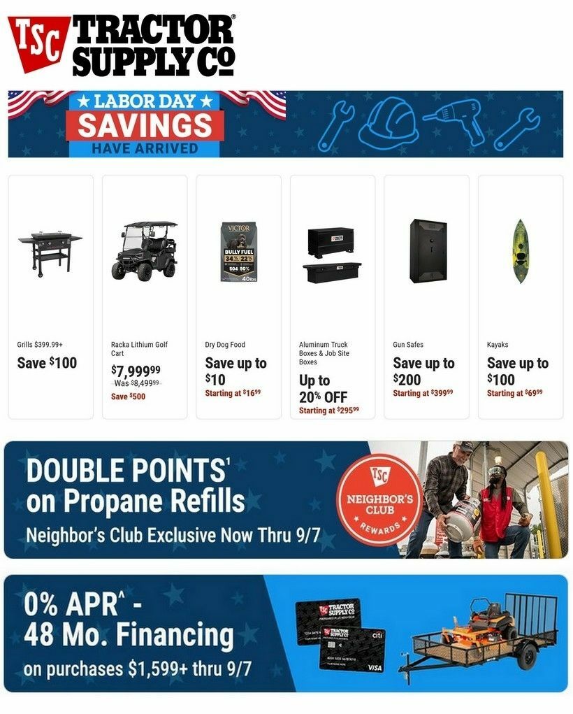 Tractor Supply Weekly Ad from August 24