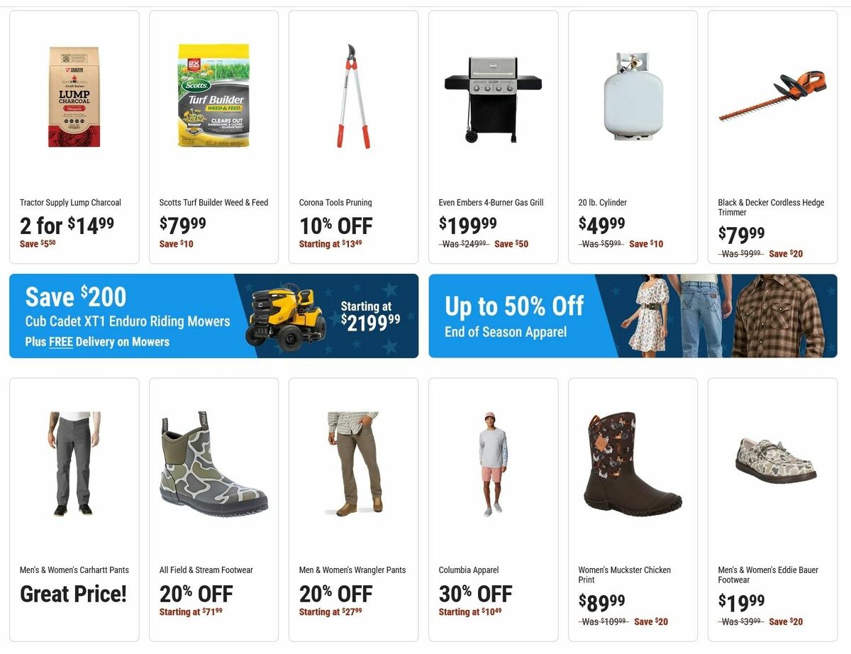 Tractor Supply Weekly Ad from August 24