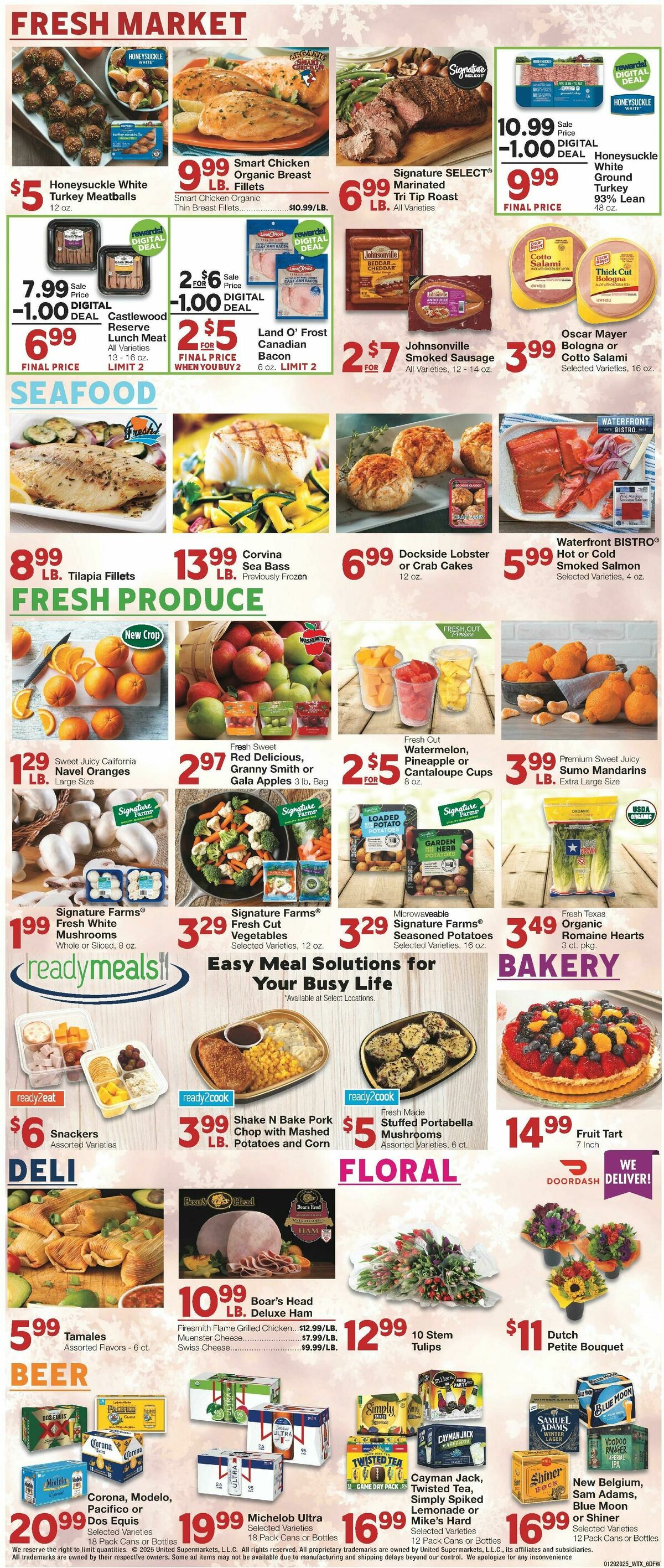 United Supermarkets Weekly Ad from January 29