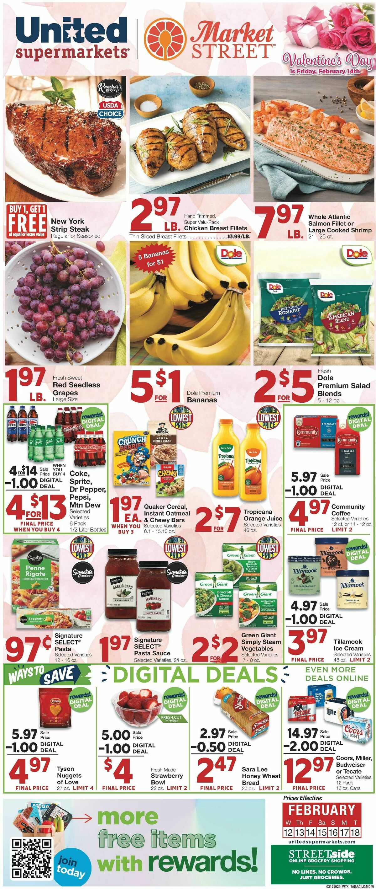 United Supermarkets Weekly Ad from February 12