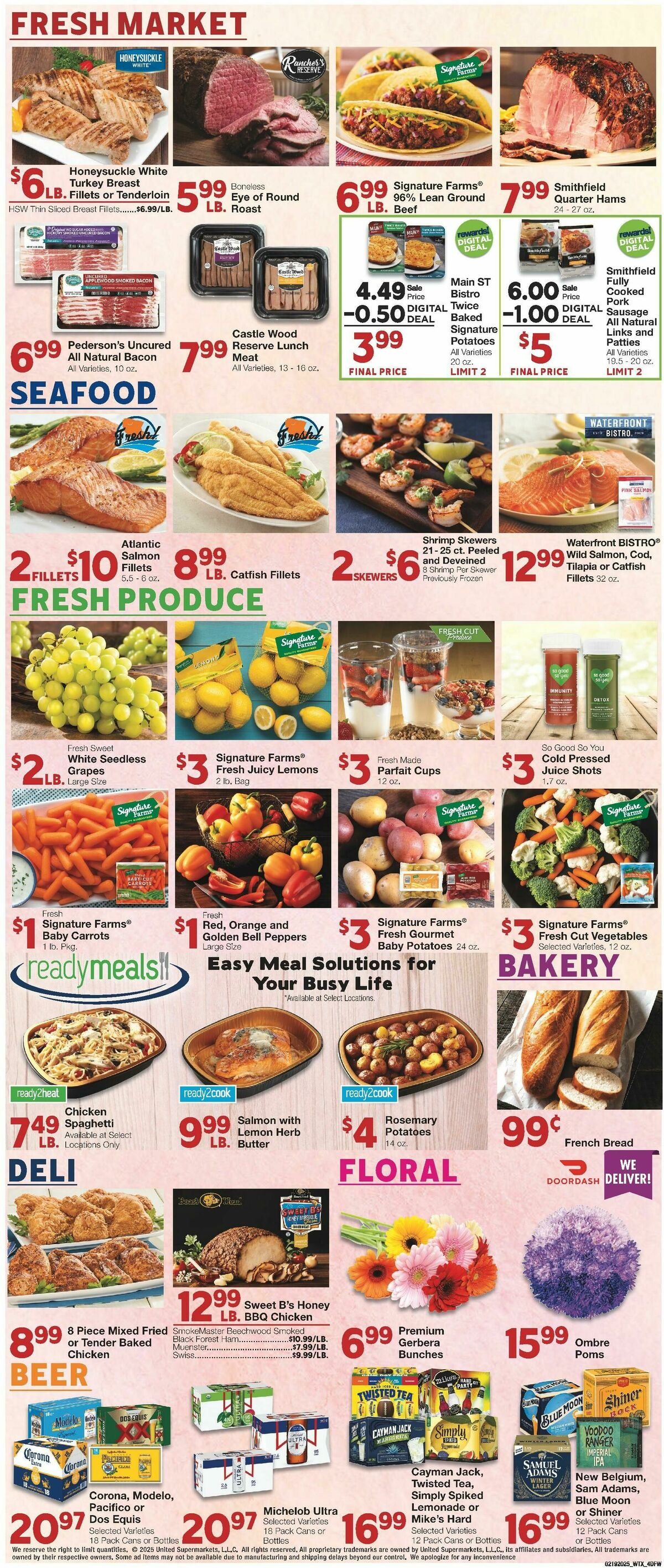 United Supermarkets Weekly Ad from February 19