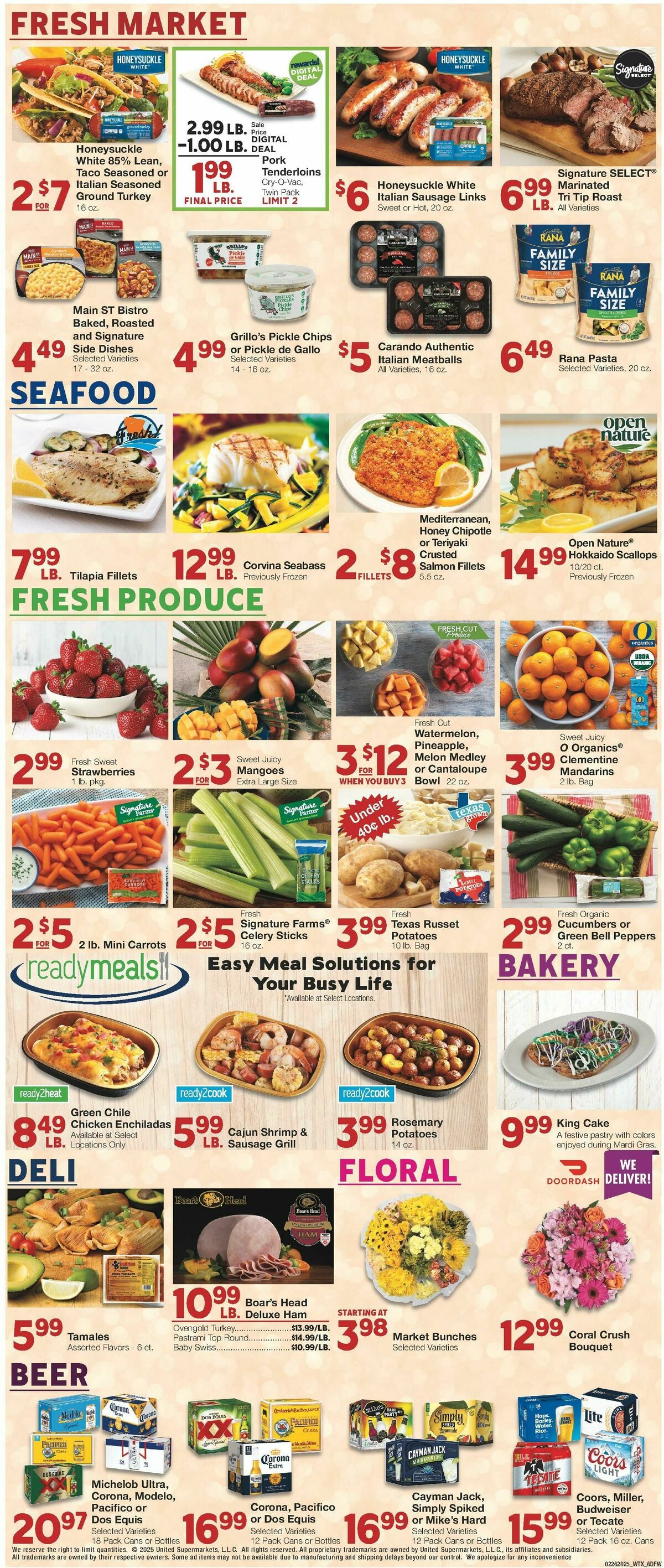 United Supermarkets Weekly Ad from February 26