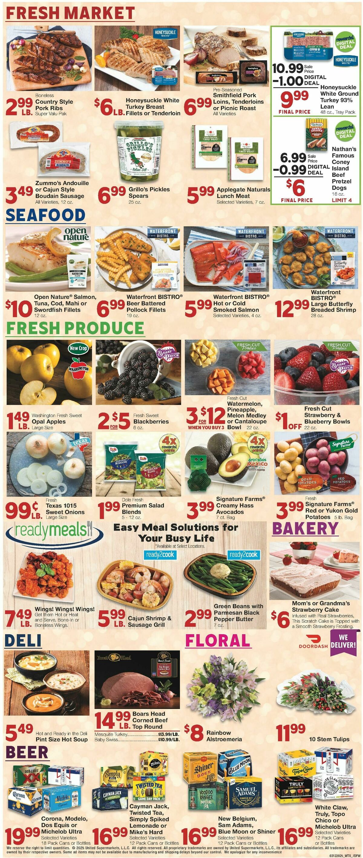 United Supermarkets Weekly Ad from March 12