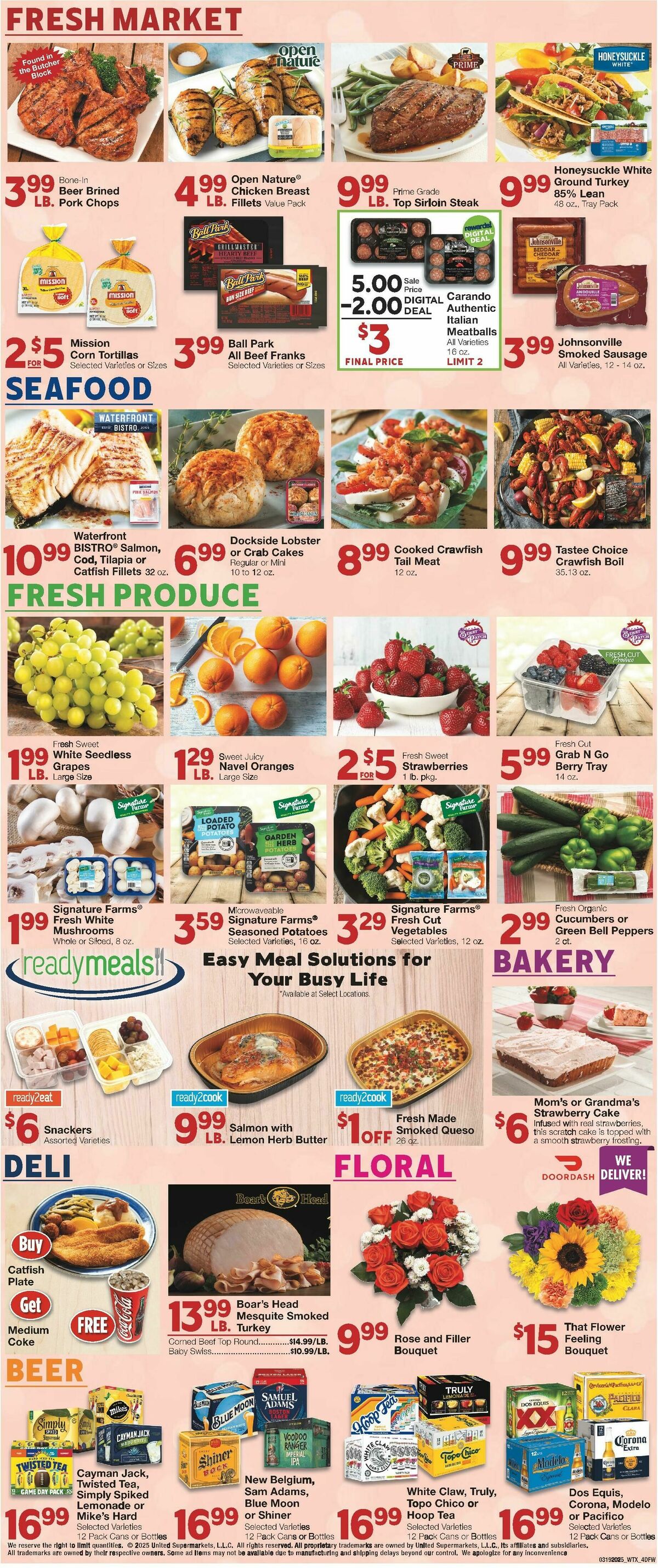 United Supermarkets Weekly Ad from March 19