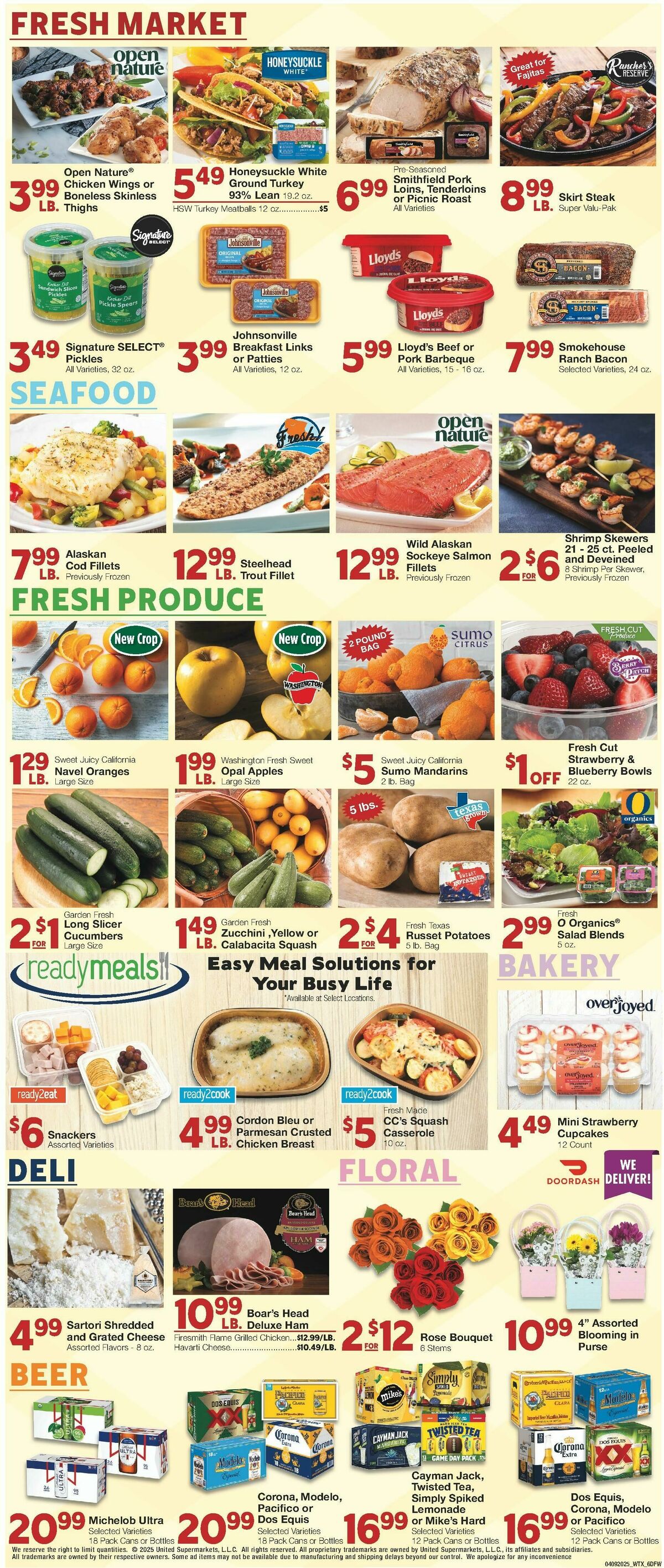 United Supermarkets Weekly Ad from April 9