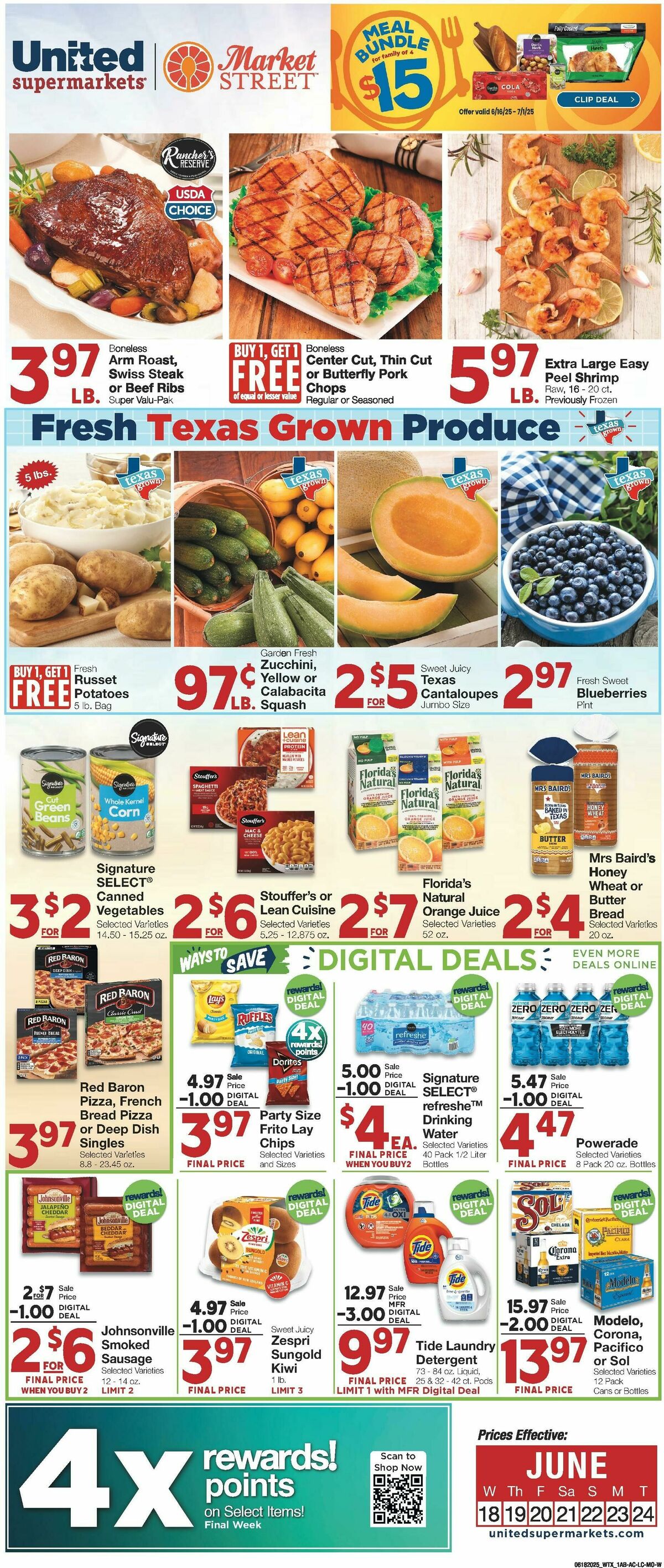 United Supermarkets Weekly Ad from June 18