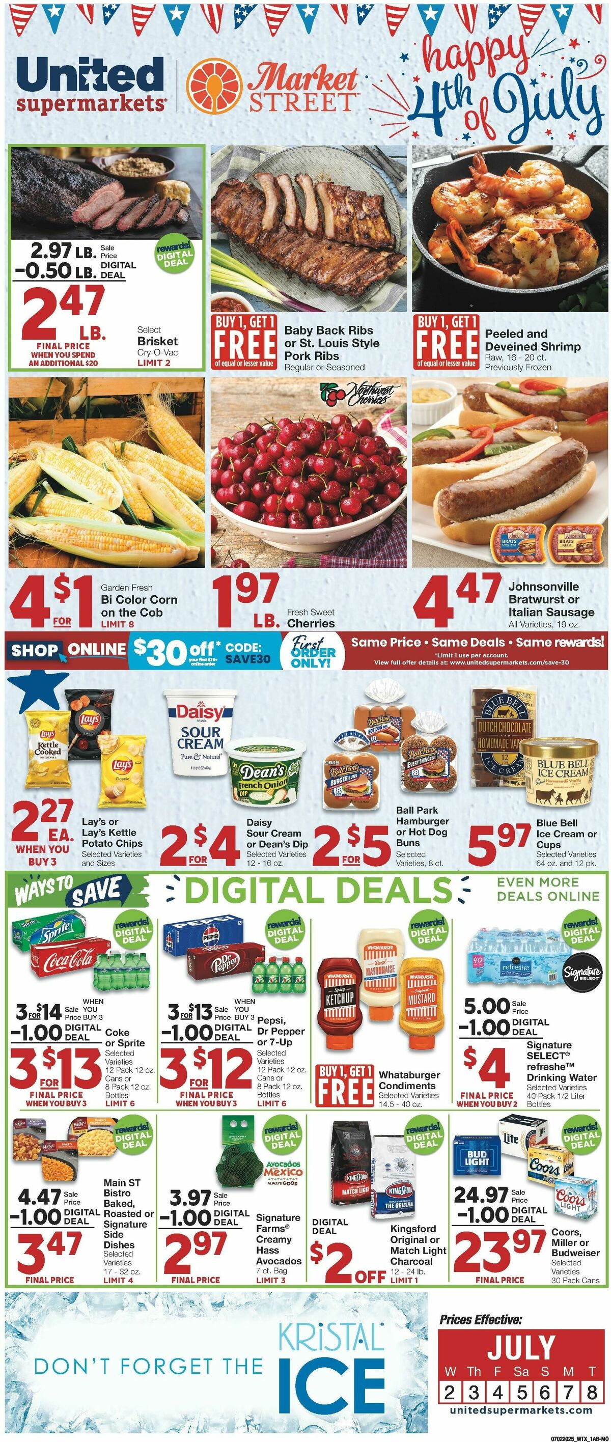 United Supermarkets Weekly Ad from July 2