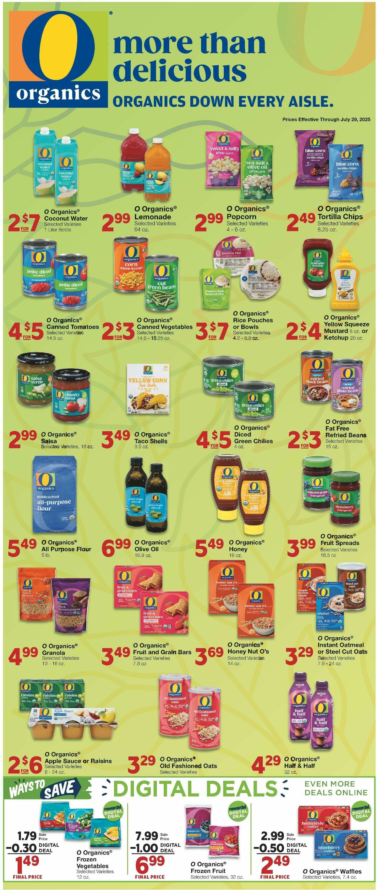 United Supermarkets Organics - Mote Than Delicious Weekly Ad from July 2