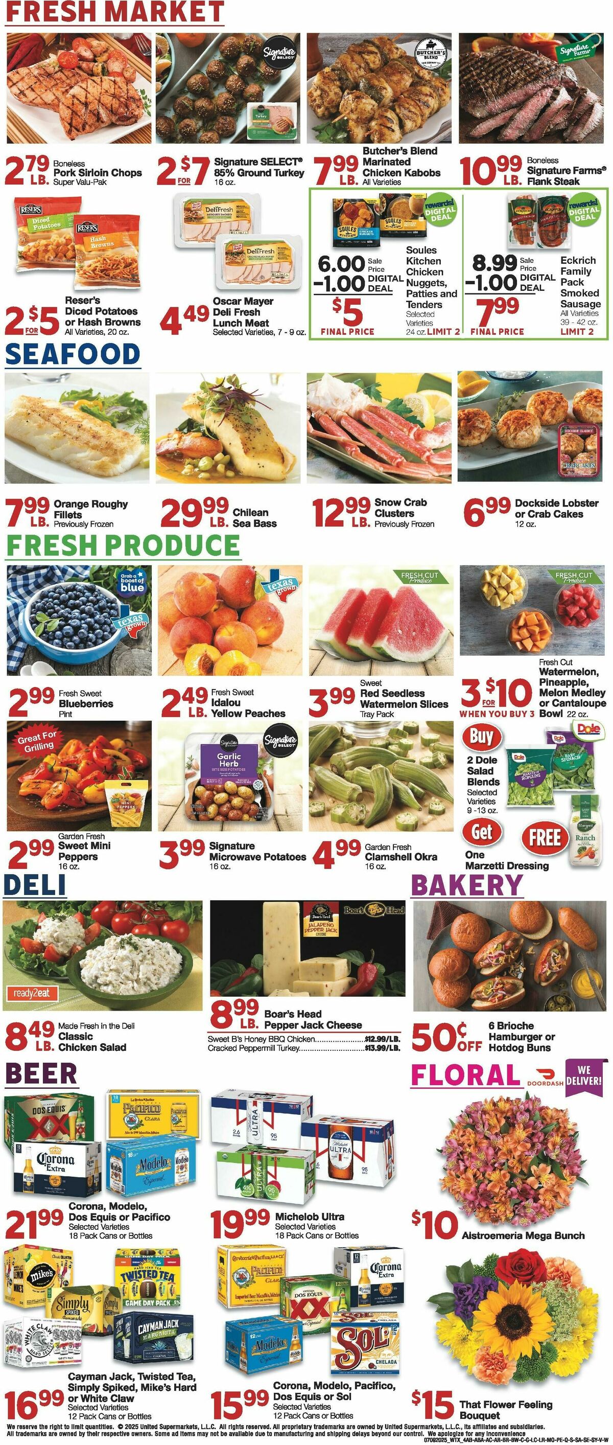 United Supermarkets Weekly Ad from July 9