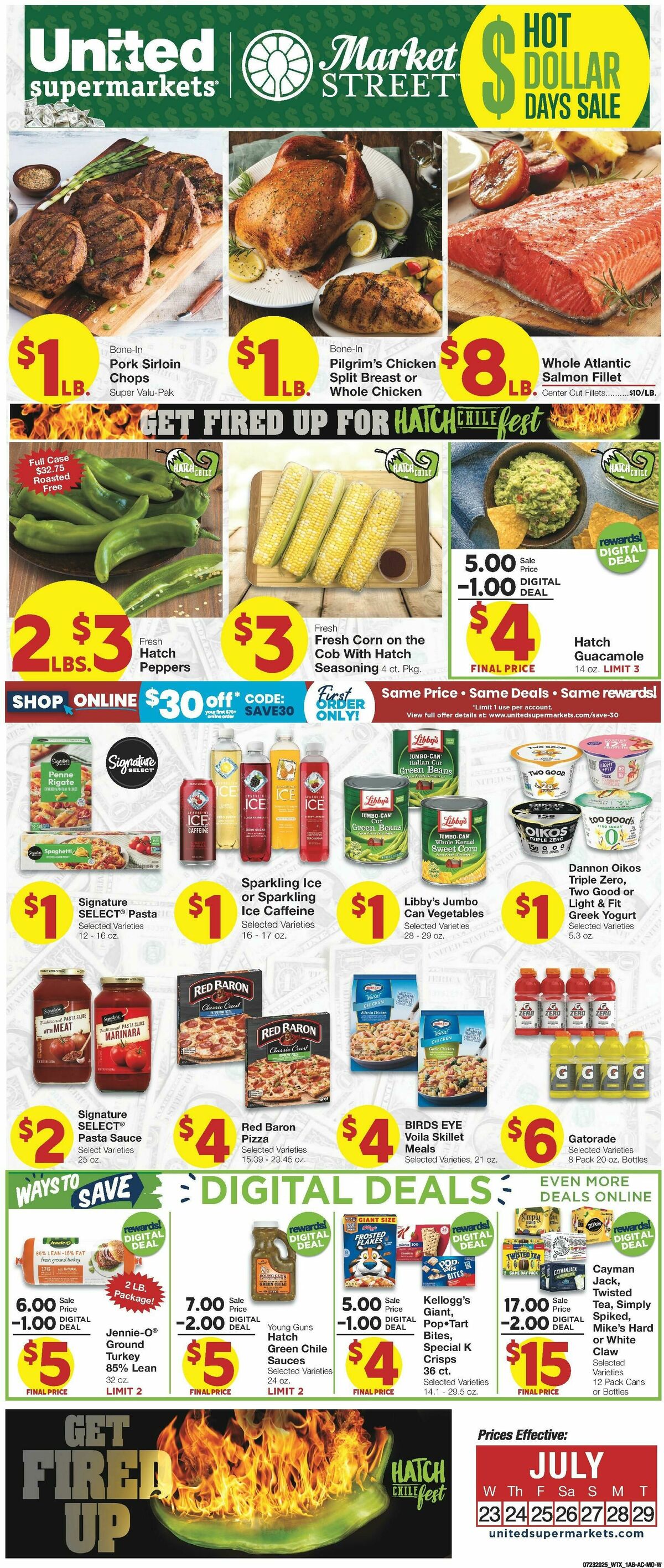 United Supermarkets Weekly Ad from July 23