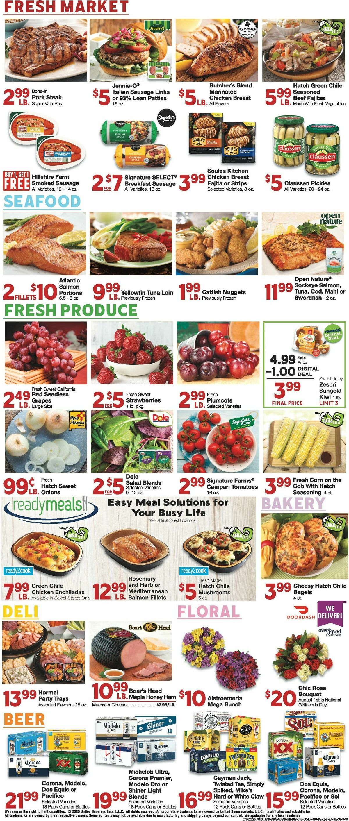 United Supermarkets Weekly Ad from July 30