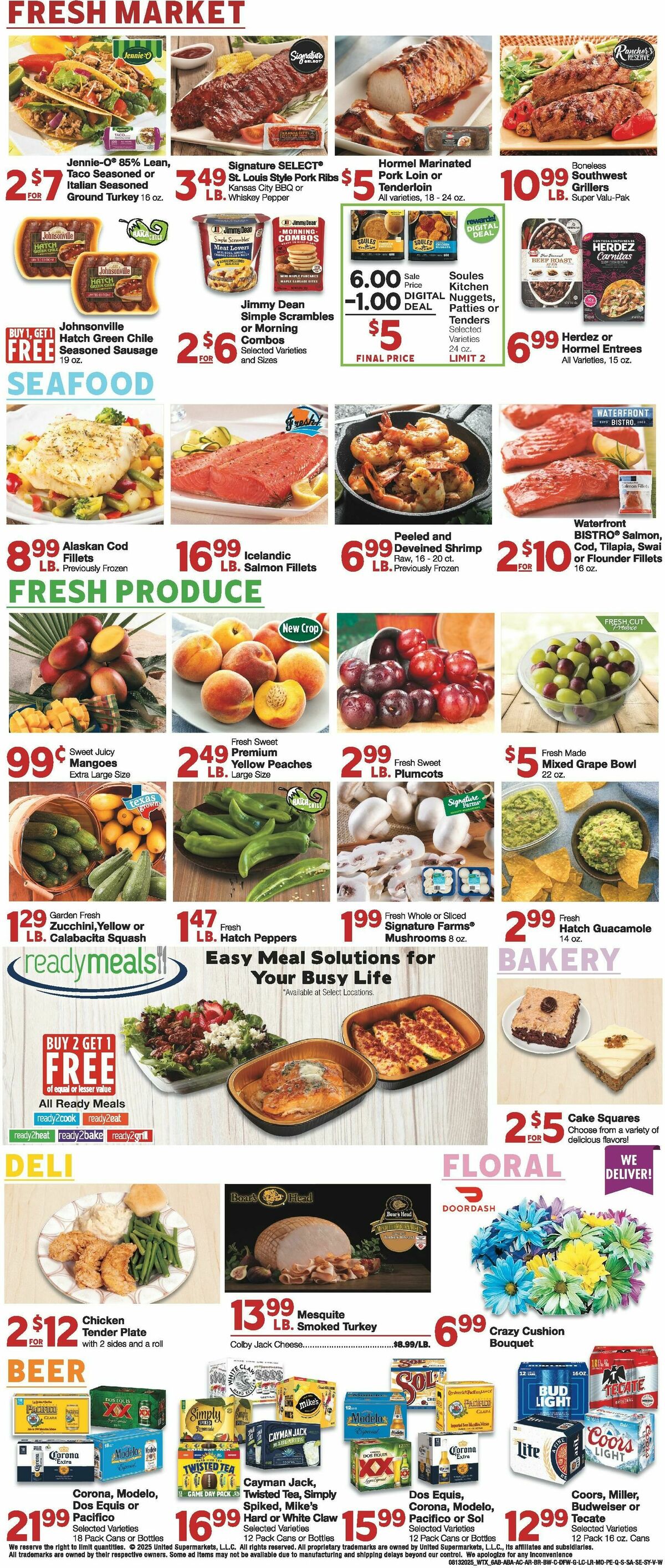 United Supermarkets Weekly Ad from August 13