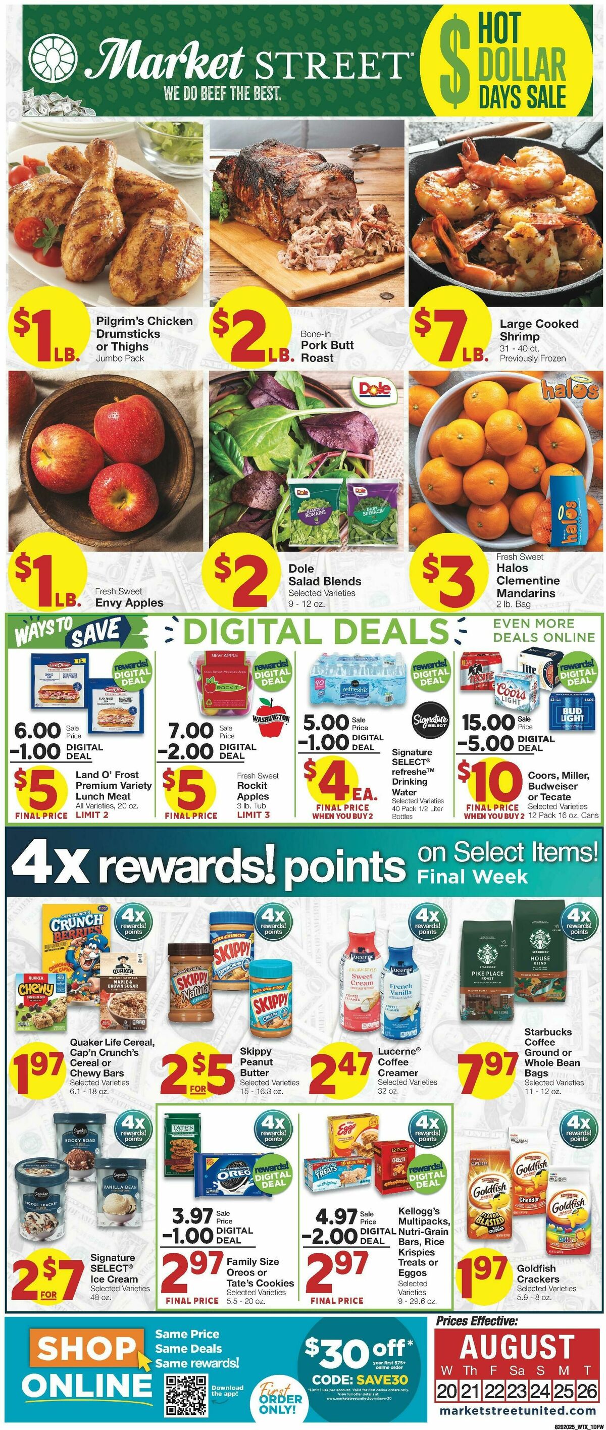 United Supermarkets Weekly Ad from August 20