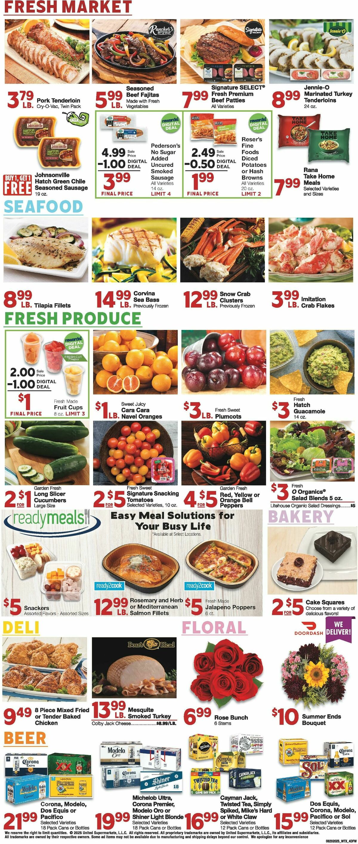 United Supermarkets Weekly Ad from August 20