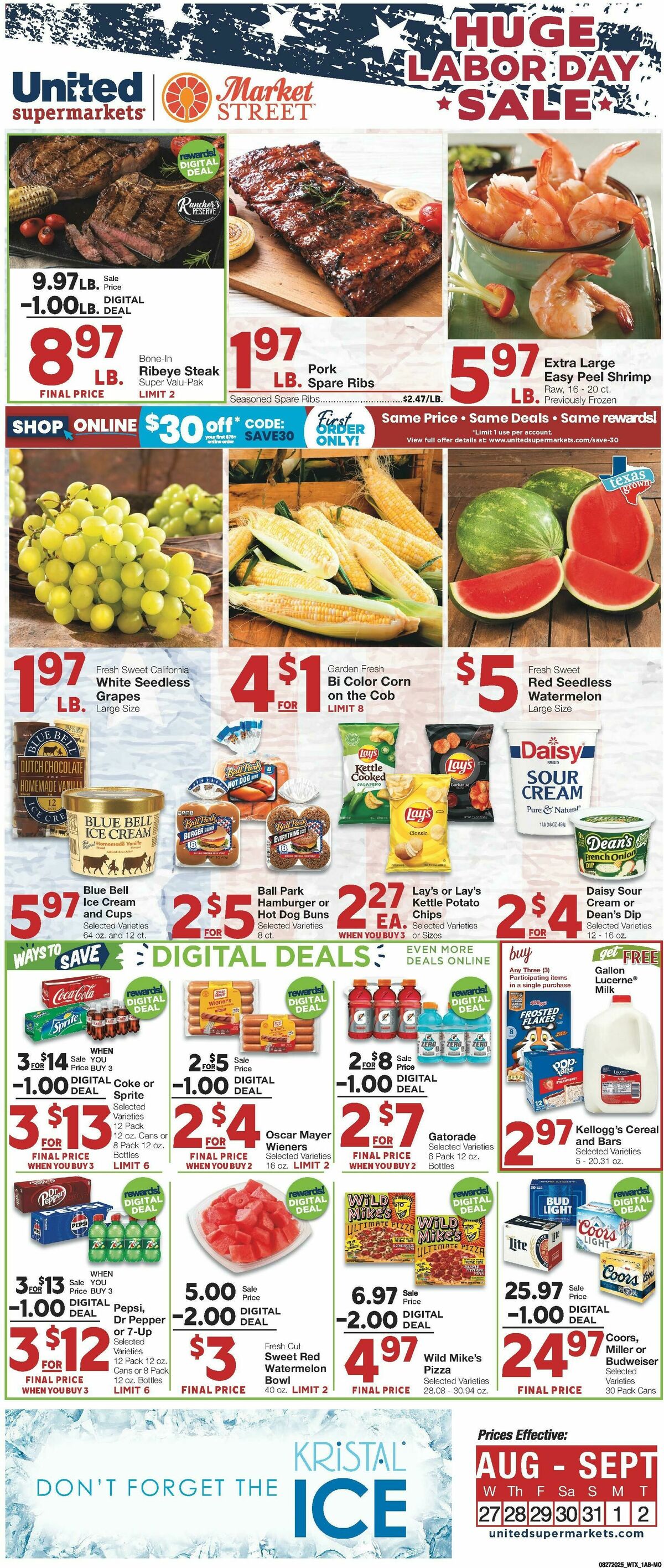 United Supermarkets Weekly Ad from August 27