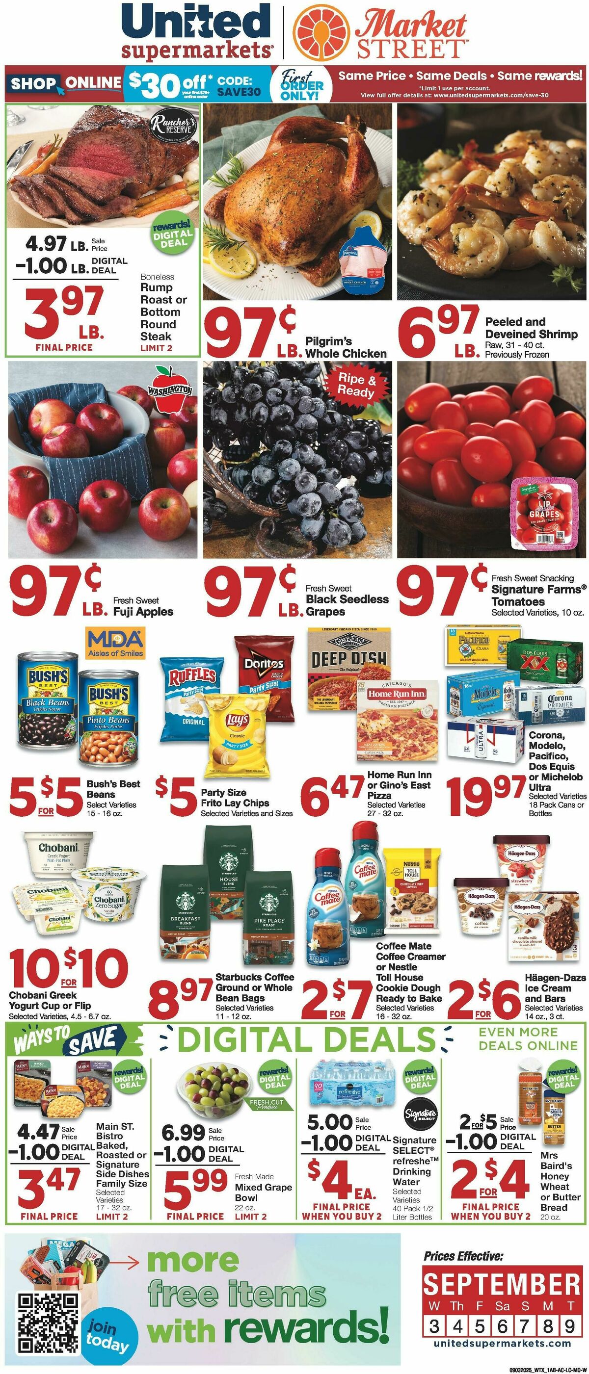 United Supermarkets Weekly Ad from September 3