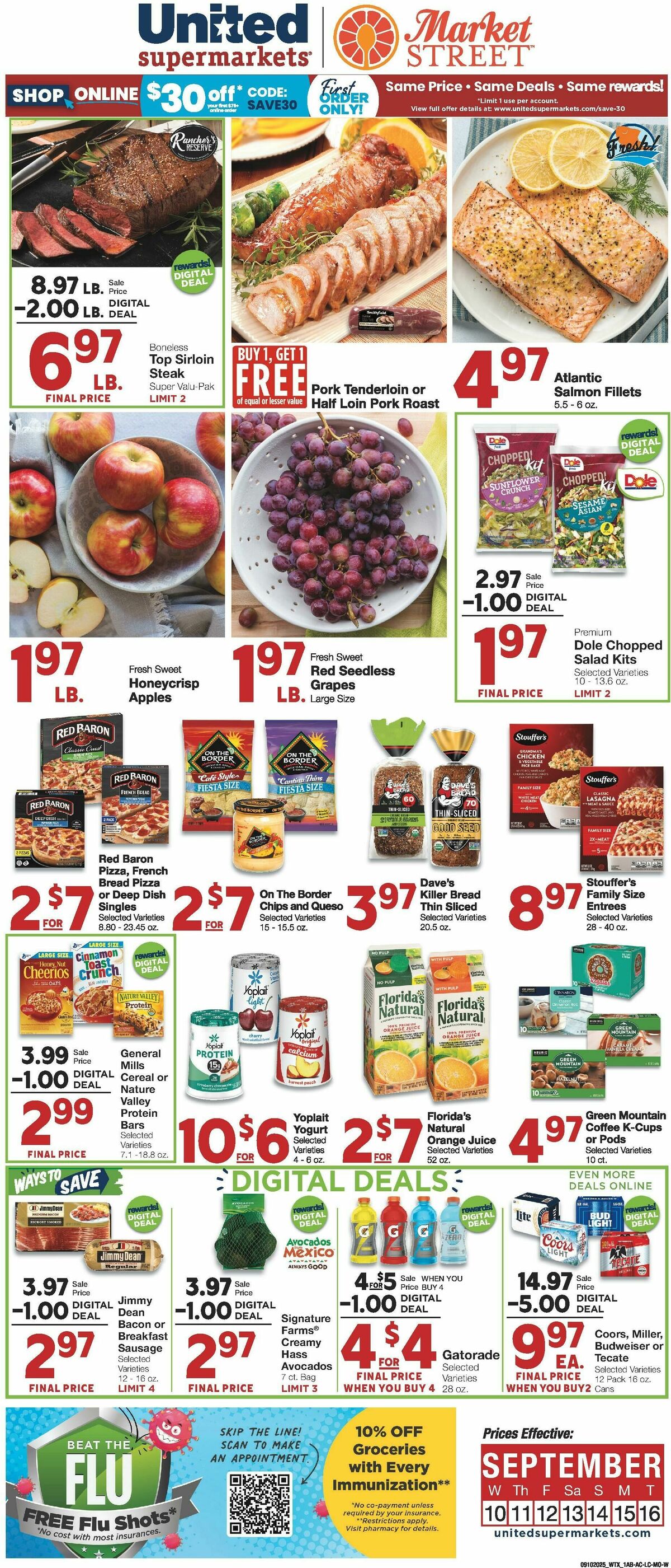 United Supermarkets Weekly Ad from September 10