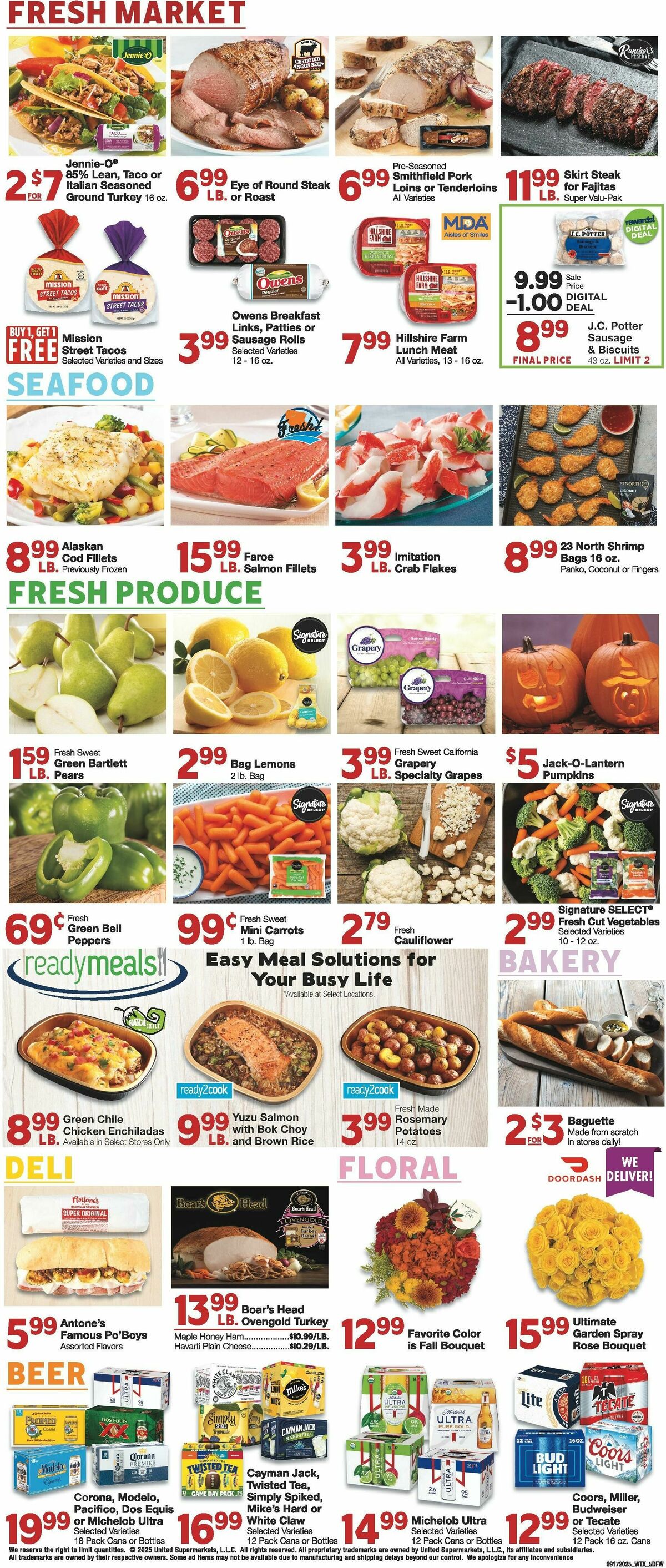 United Supermarkets Weekly Ad from September 17