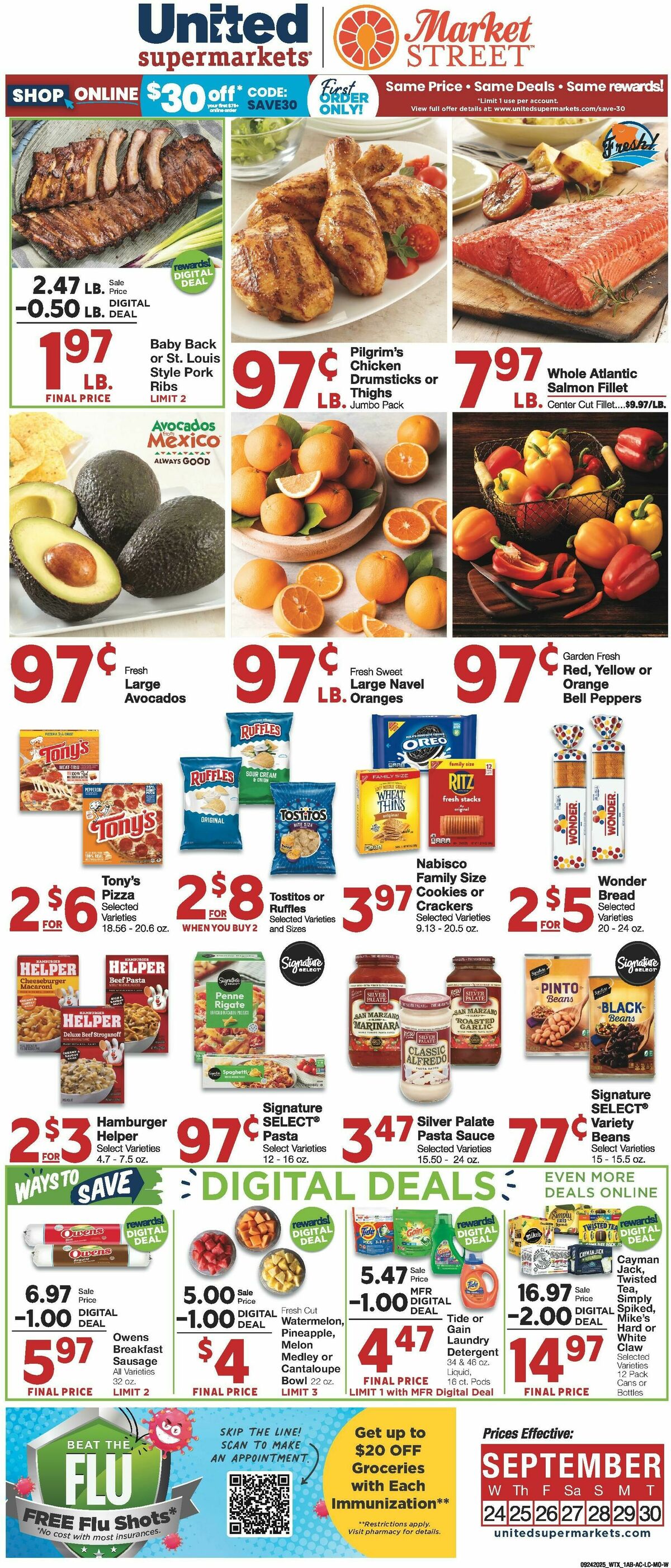 United Supermarkets Weekly Ad from September 24