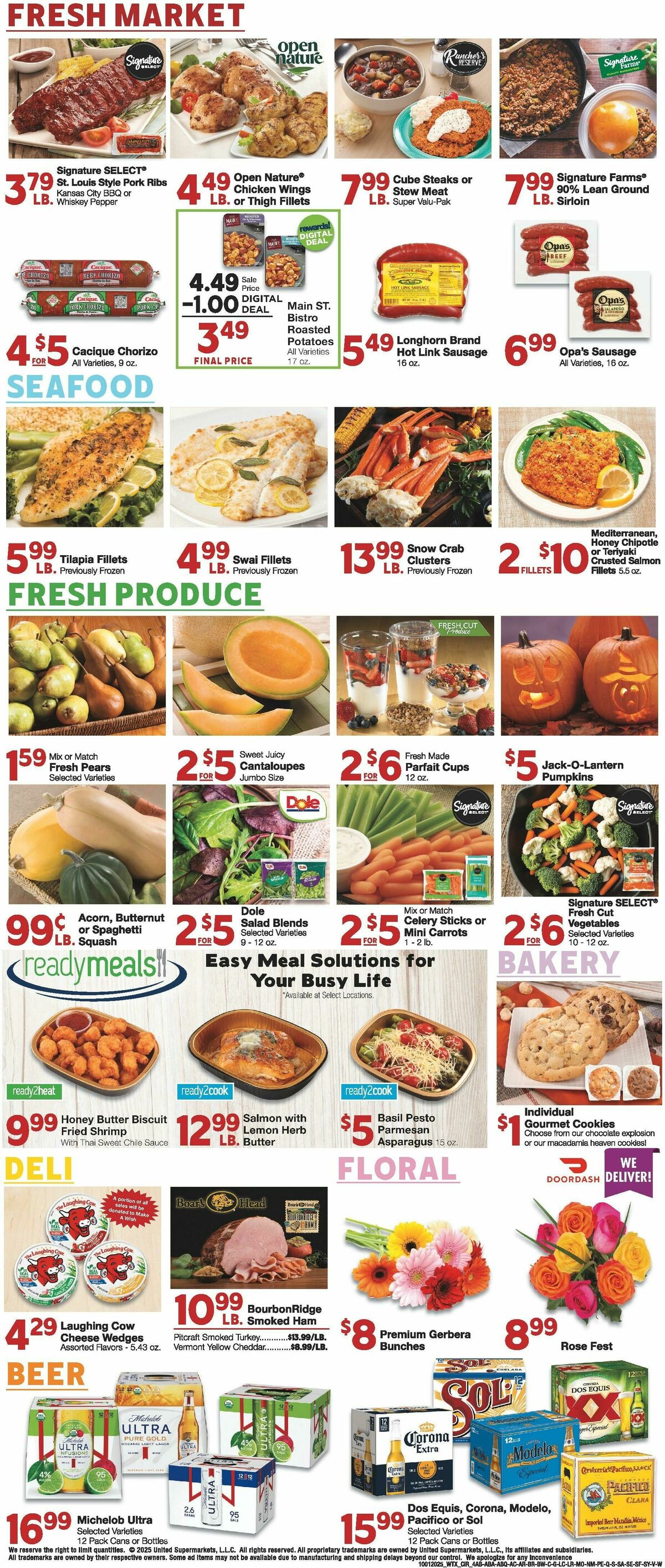 United Supermarkets Weekly Ad from October 1