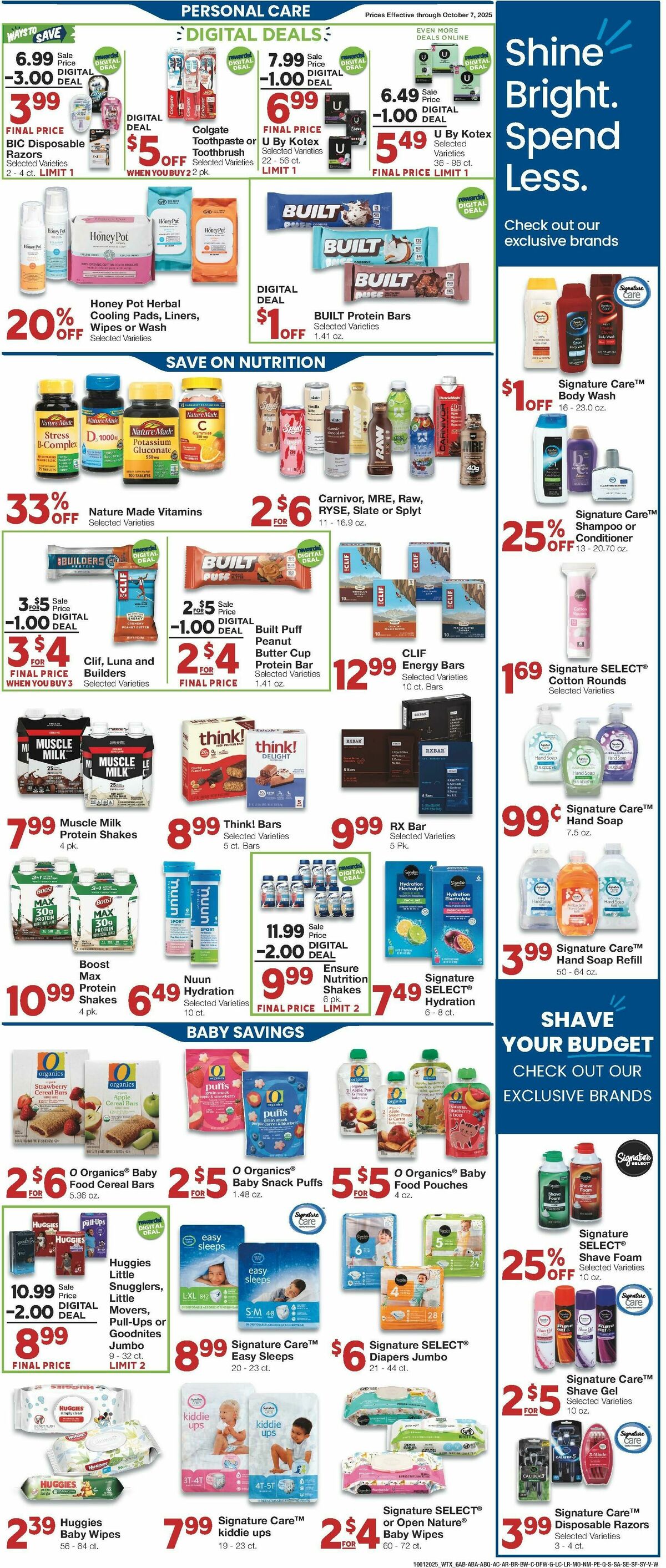 United Supermarkets Weekly Ad from October 1