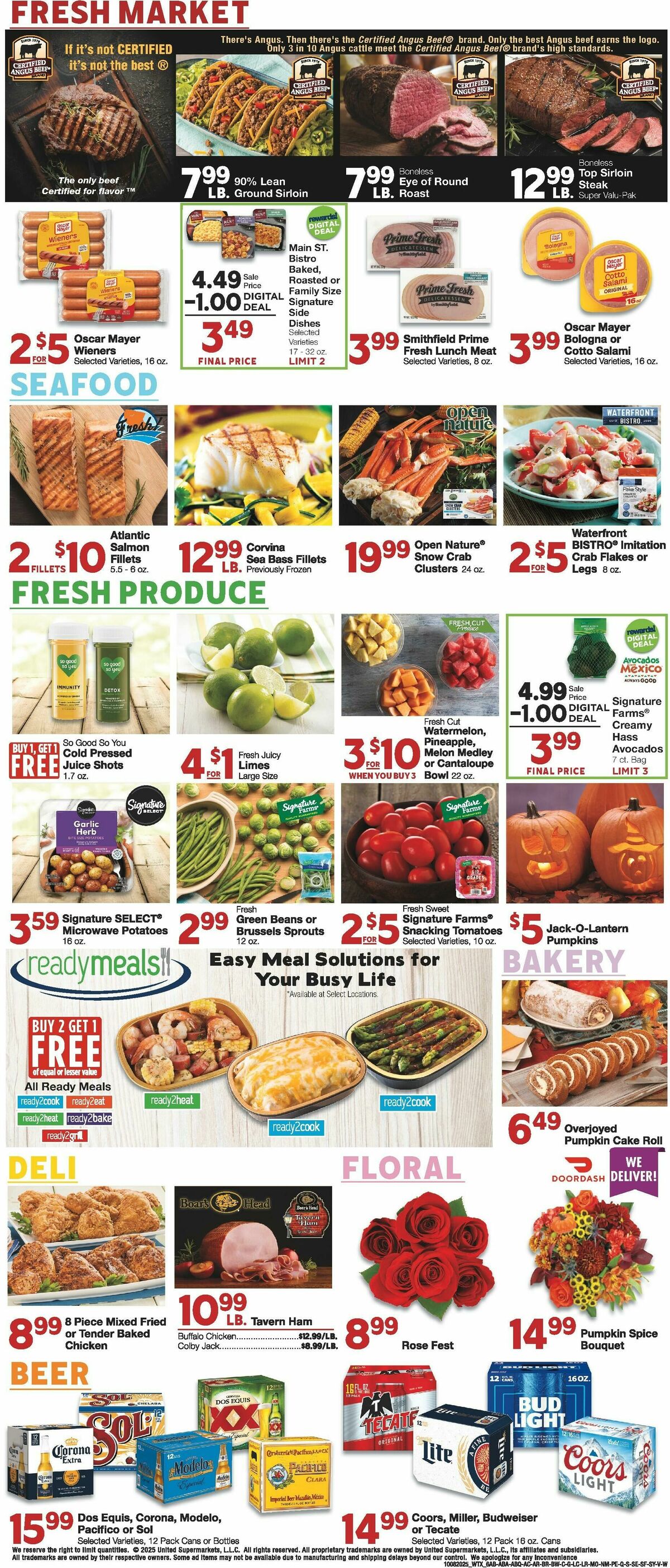 United Supermarkets Weekly Ad from October 8