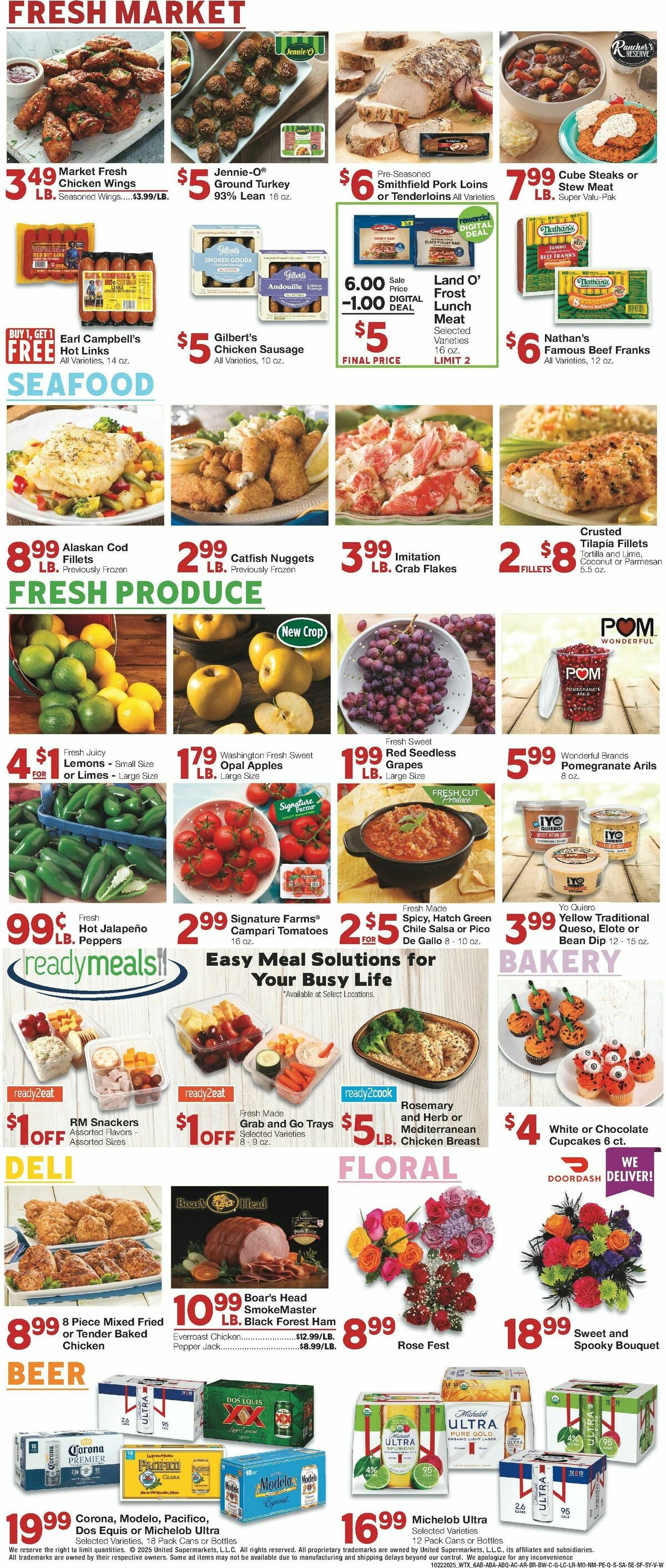 United Supermarkets Weekly Ad from October 22