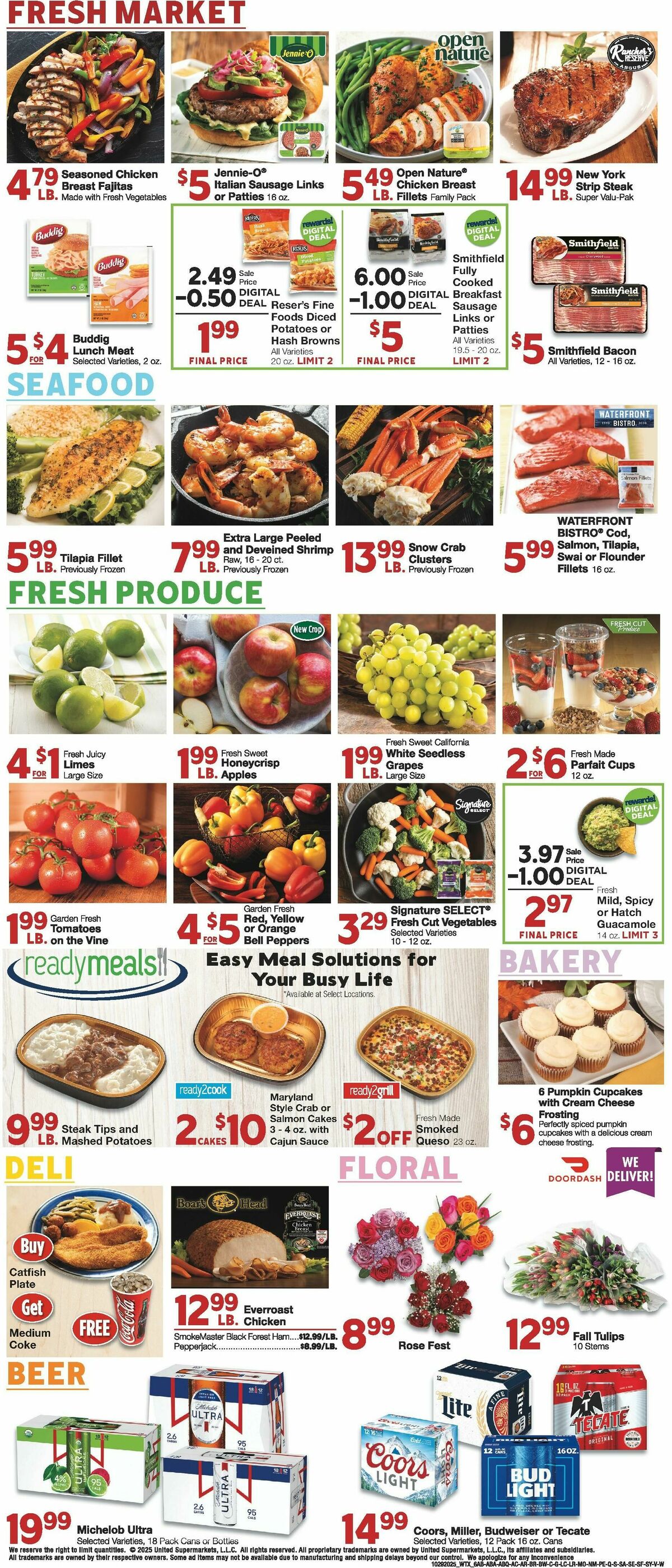 United Supermarkets Weekly Ad from October 29