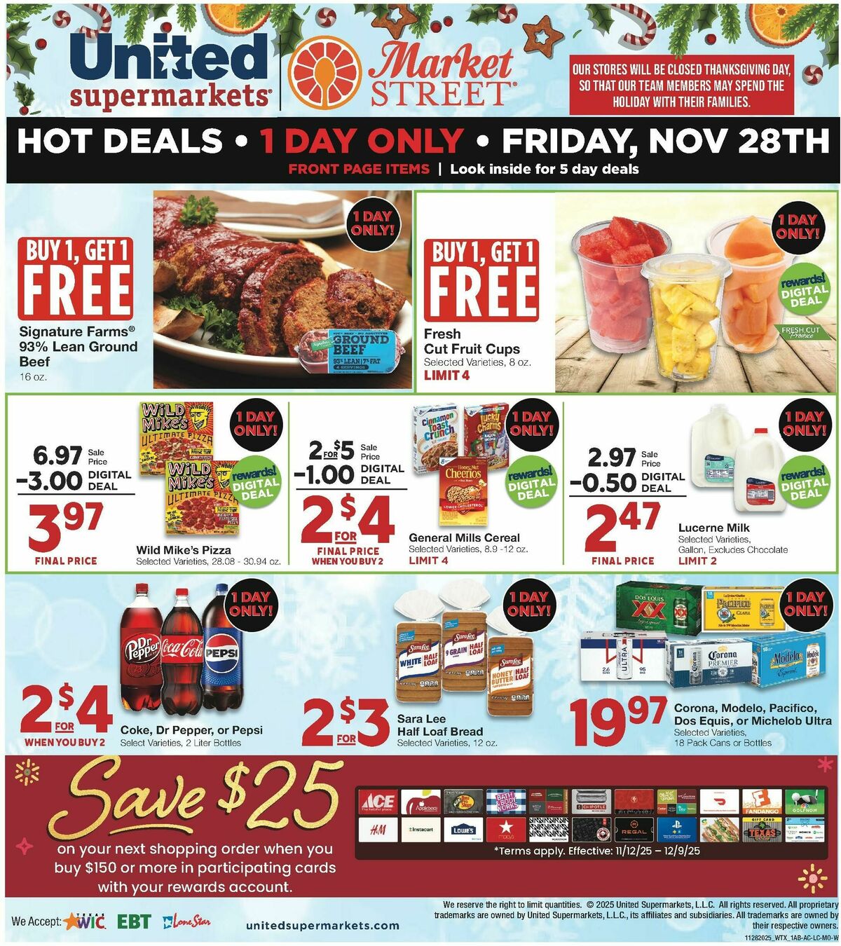 United Supermarkets Weekly Ad from November 28