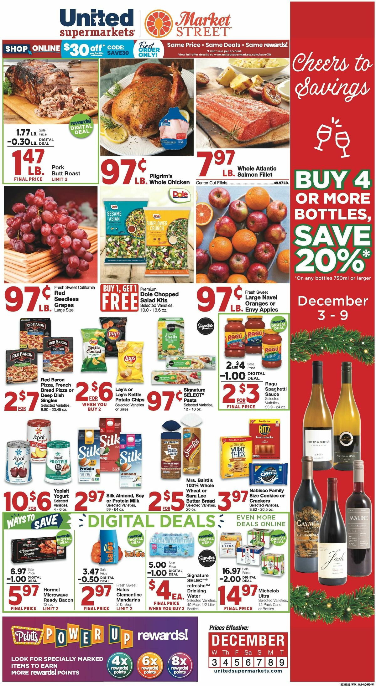 United Supermarkets Weekly Ad from December 3
