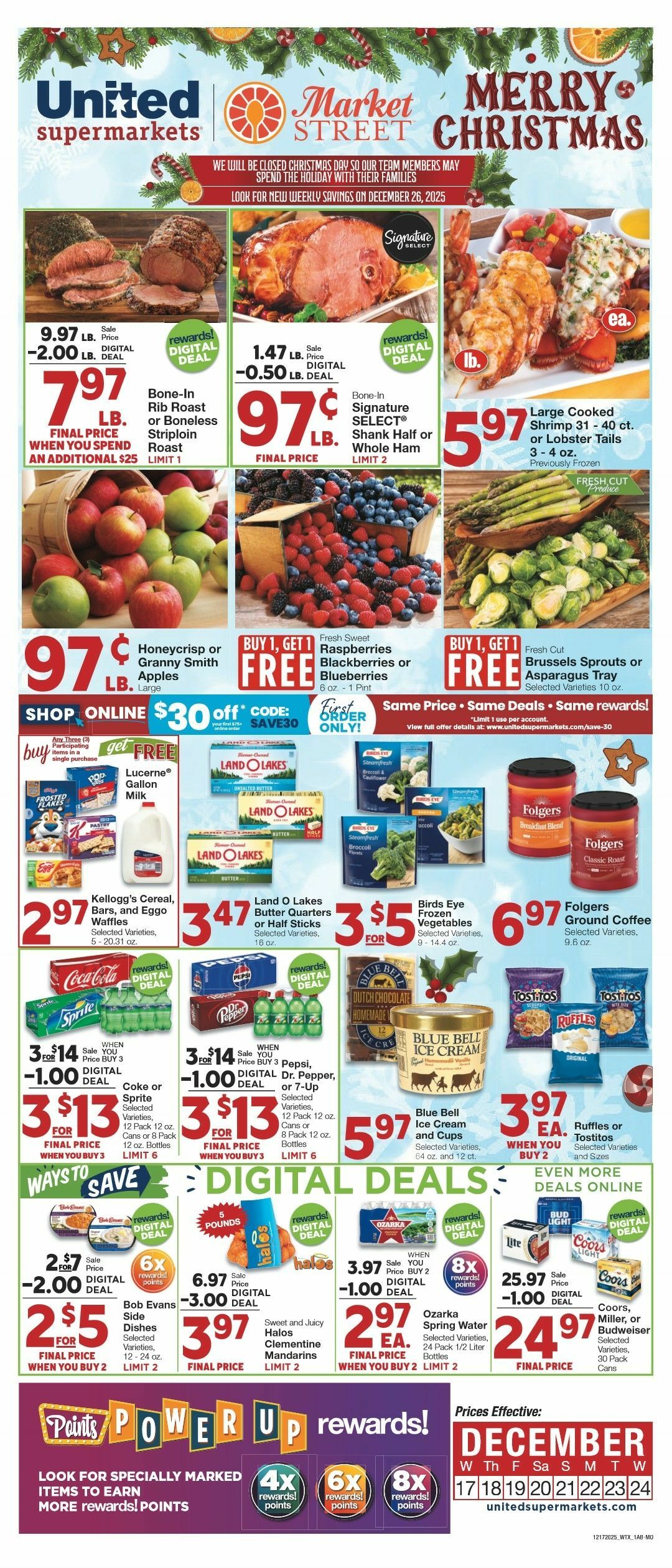 United Supermarkets Weekly Ad from December 17