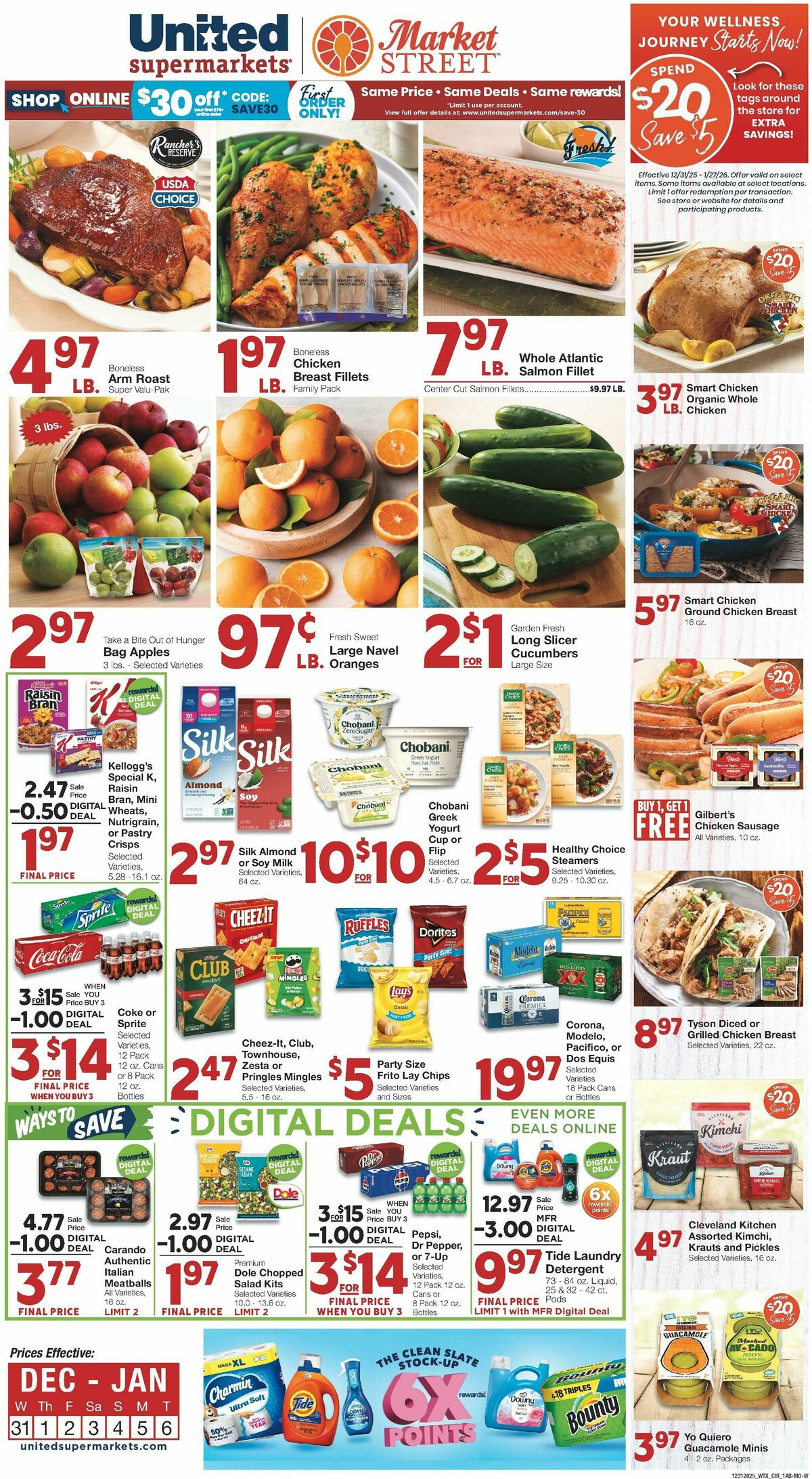 United Supermarkets Weekly Ad from December 31