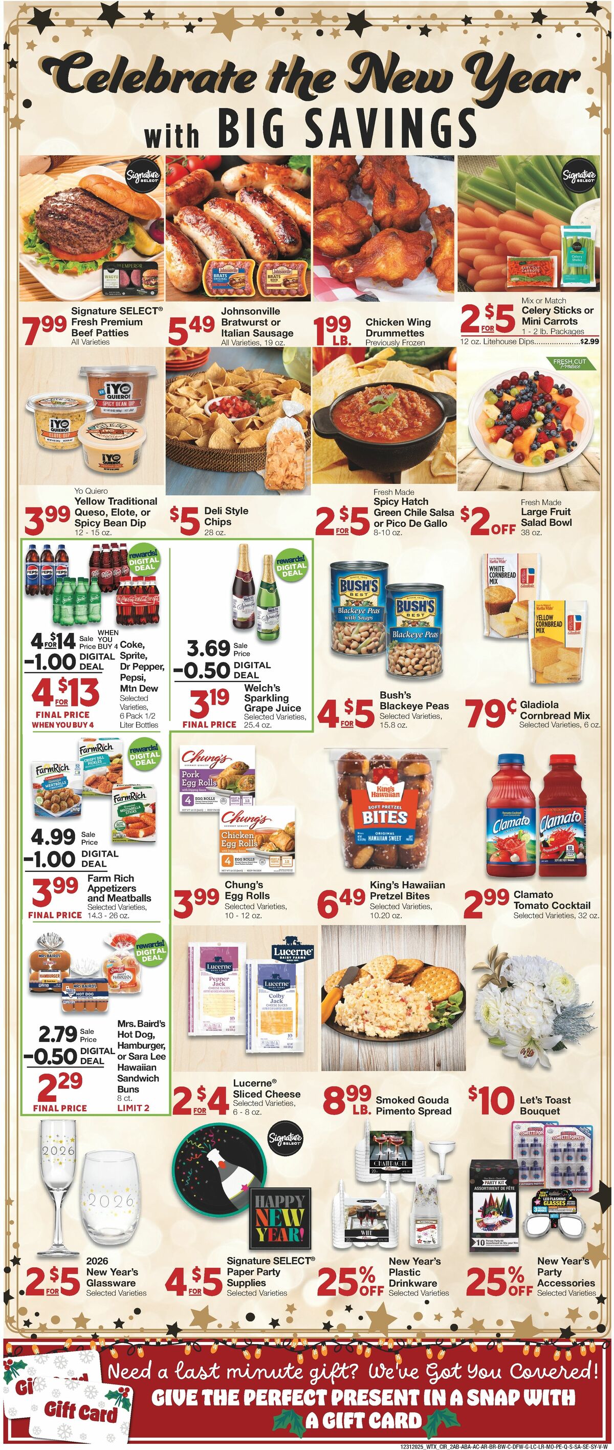 United Supermarkets Happy New Year! Weekly Ad from December 31