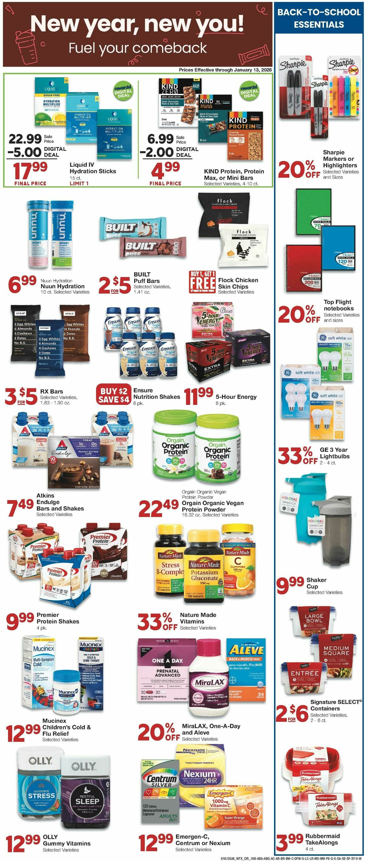 United Supermarkets Weekly Ad from January 7