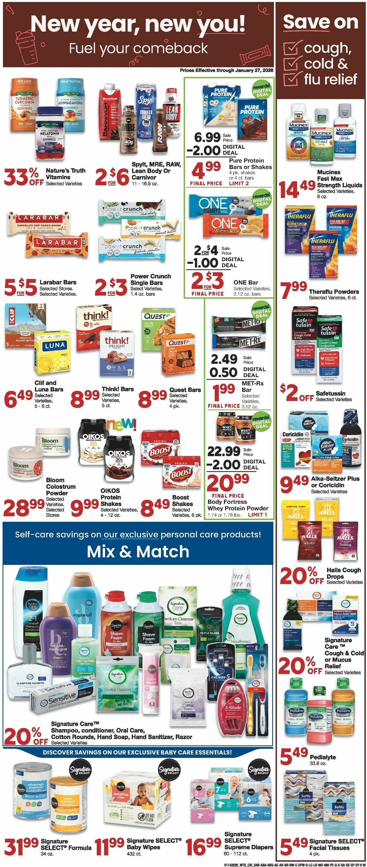 United Supermarkets Weekly Ad from January 14
