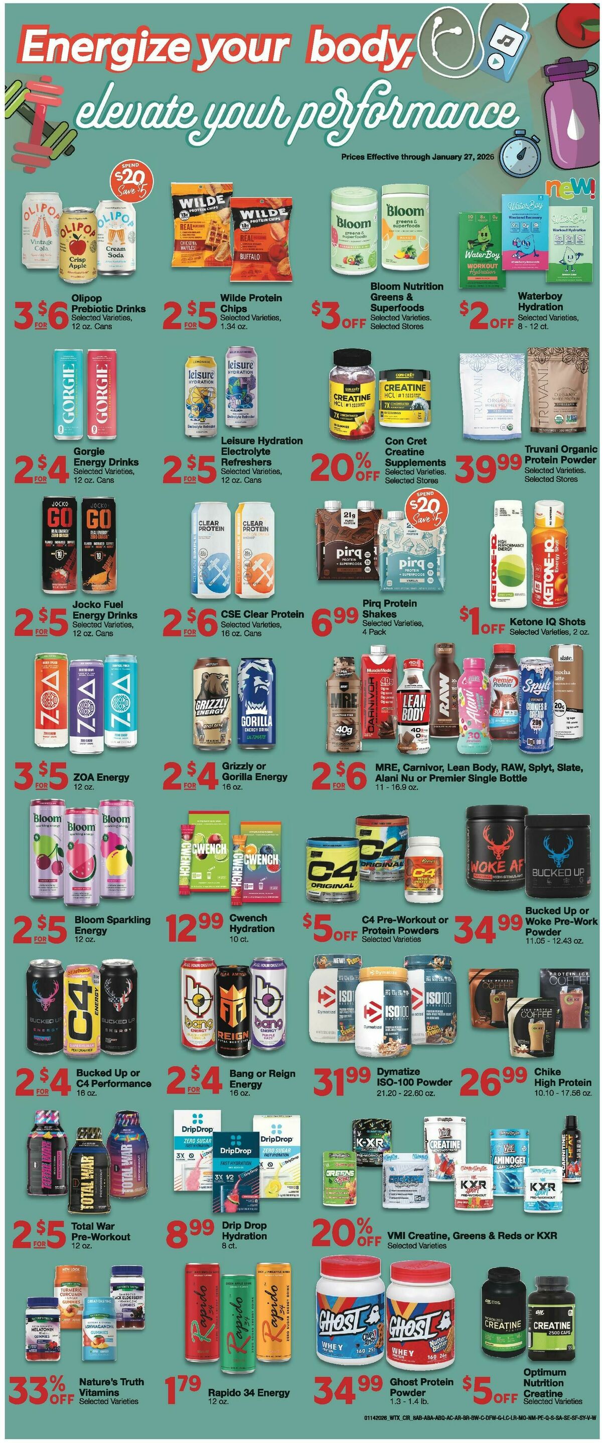 United Supermarkets Weekly Ad from January 14