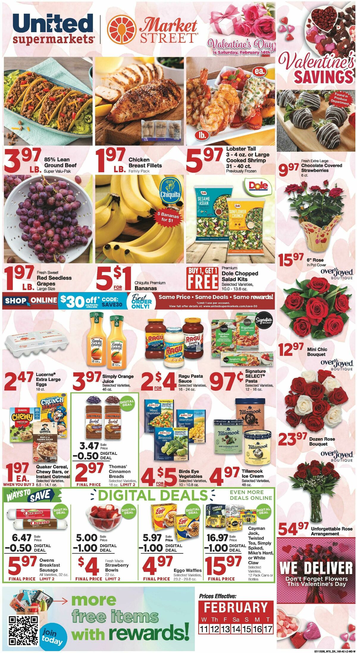 United Supermarkets Weekly Ad from February 11