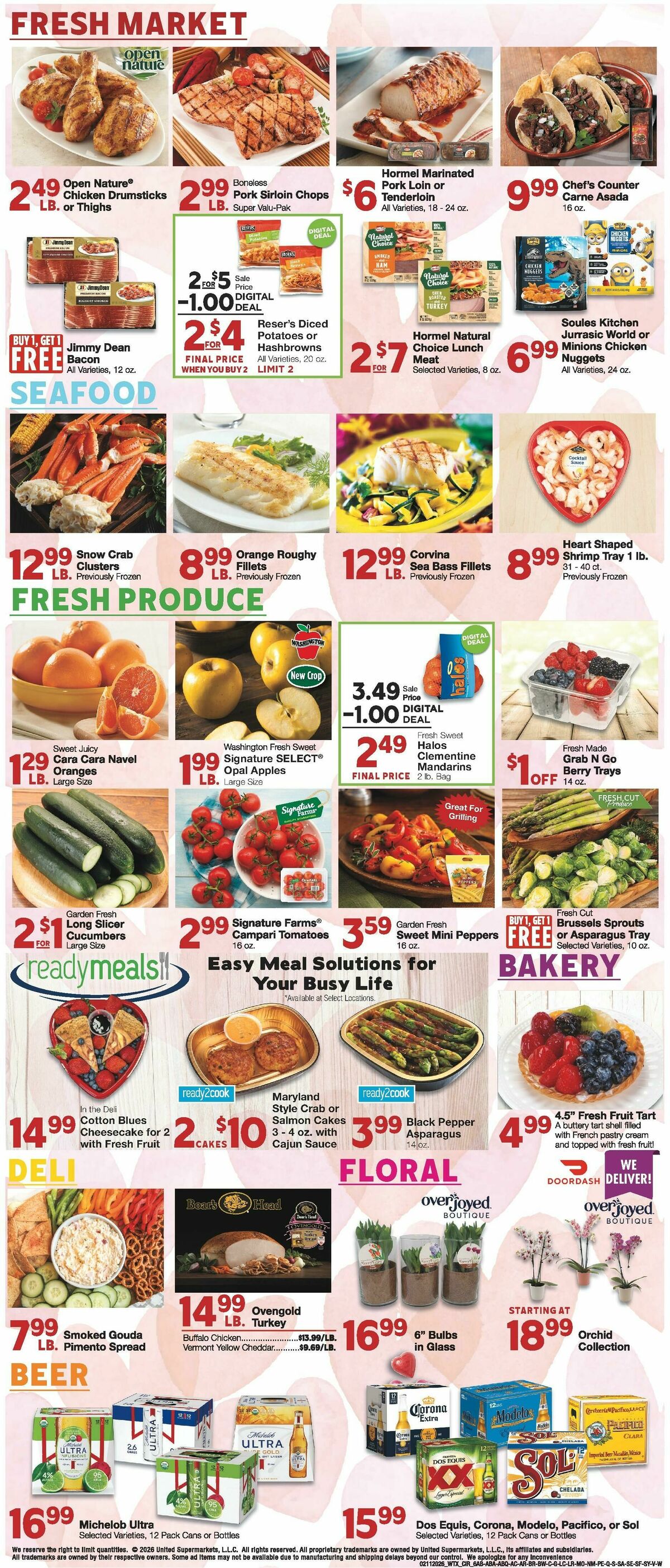 United Supermarkets Weekly Ad from February 11