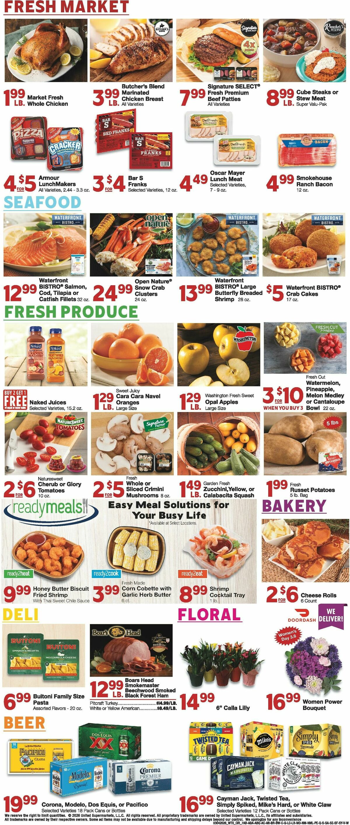 United Supermarkets Weekly Ad from March 4