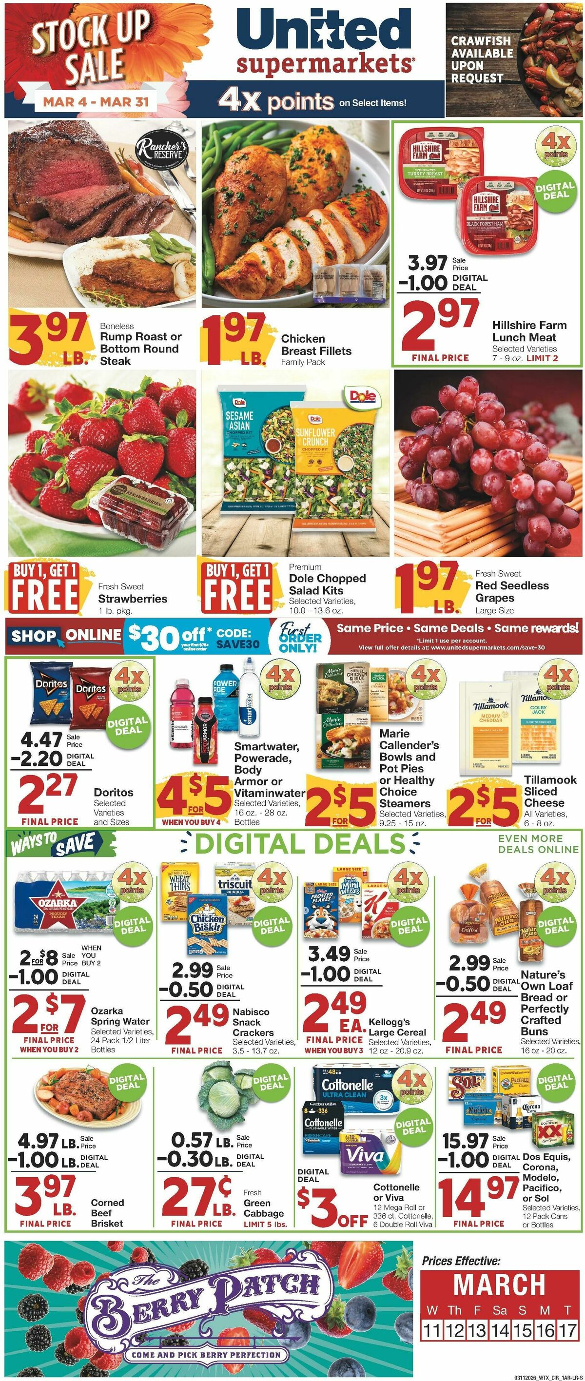 United Supermarkets Weekly Ad from March 11