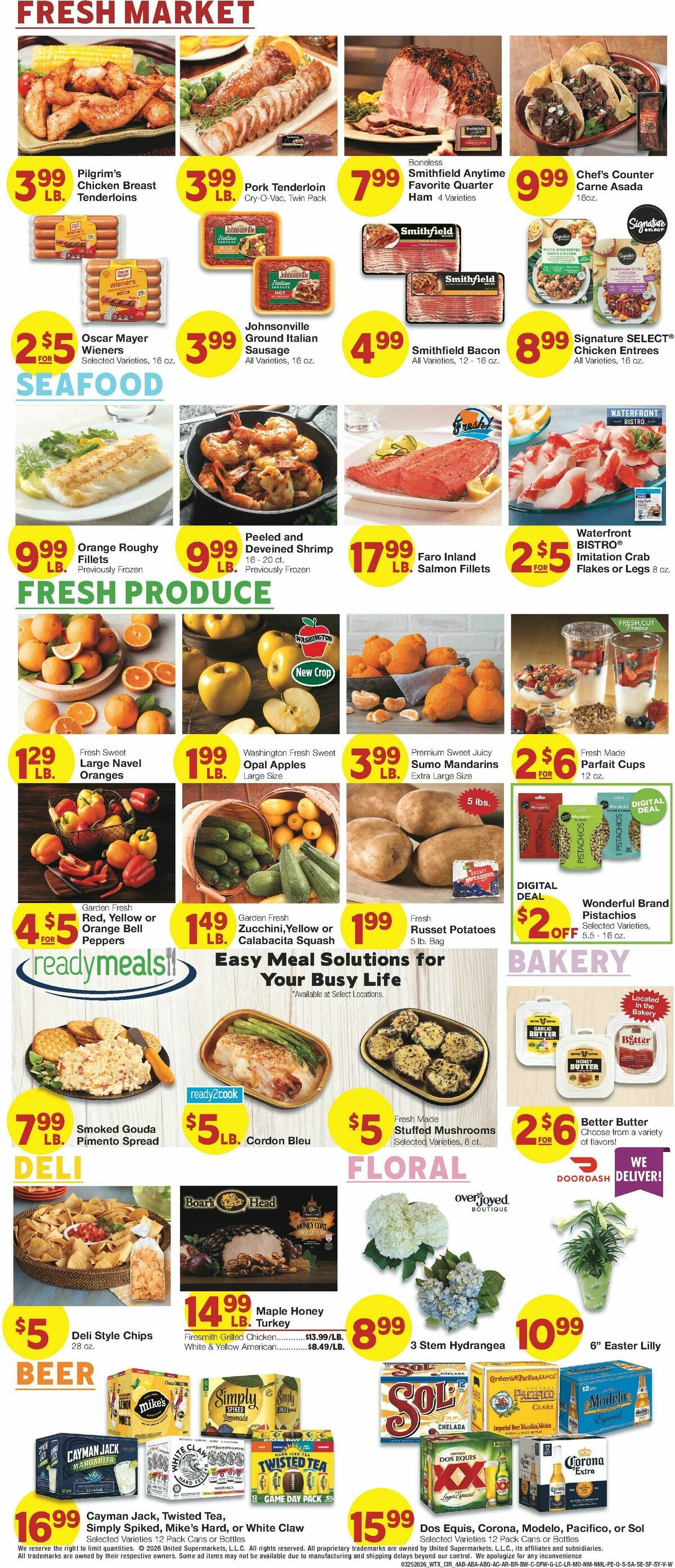 United Supermarkets Weekly Ad from March 25