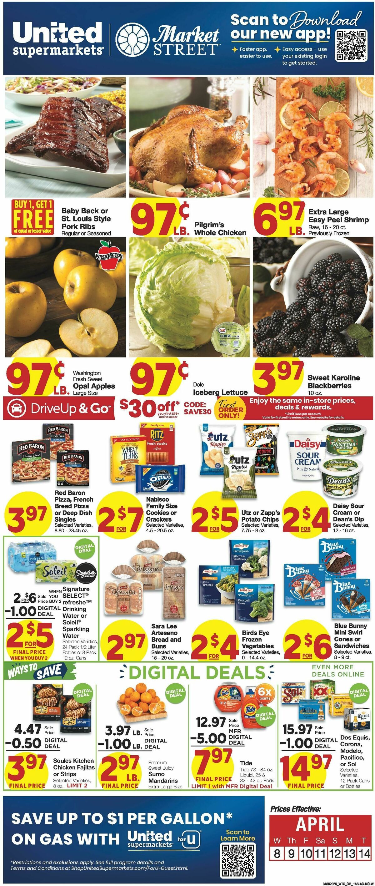 United Supermarkets Weekly Ad from April 8