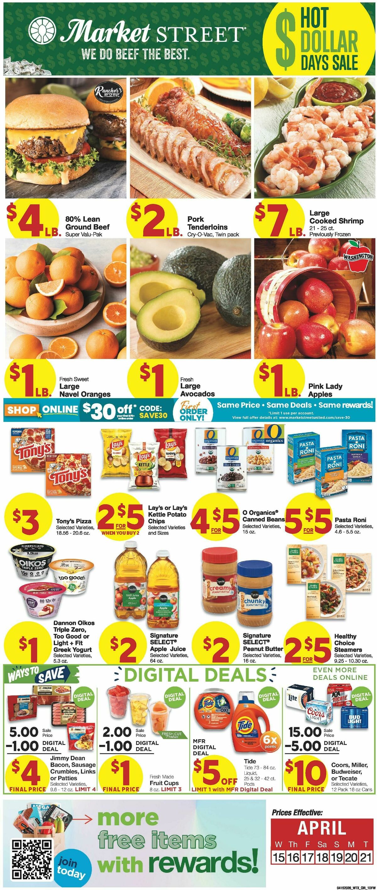 United Supermarkets Weekly Ad from April 15