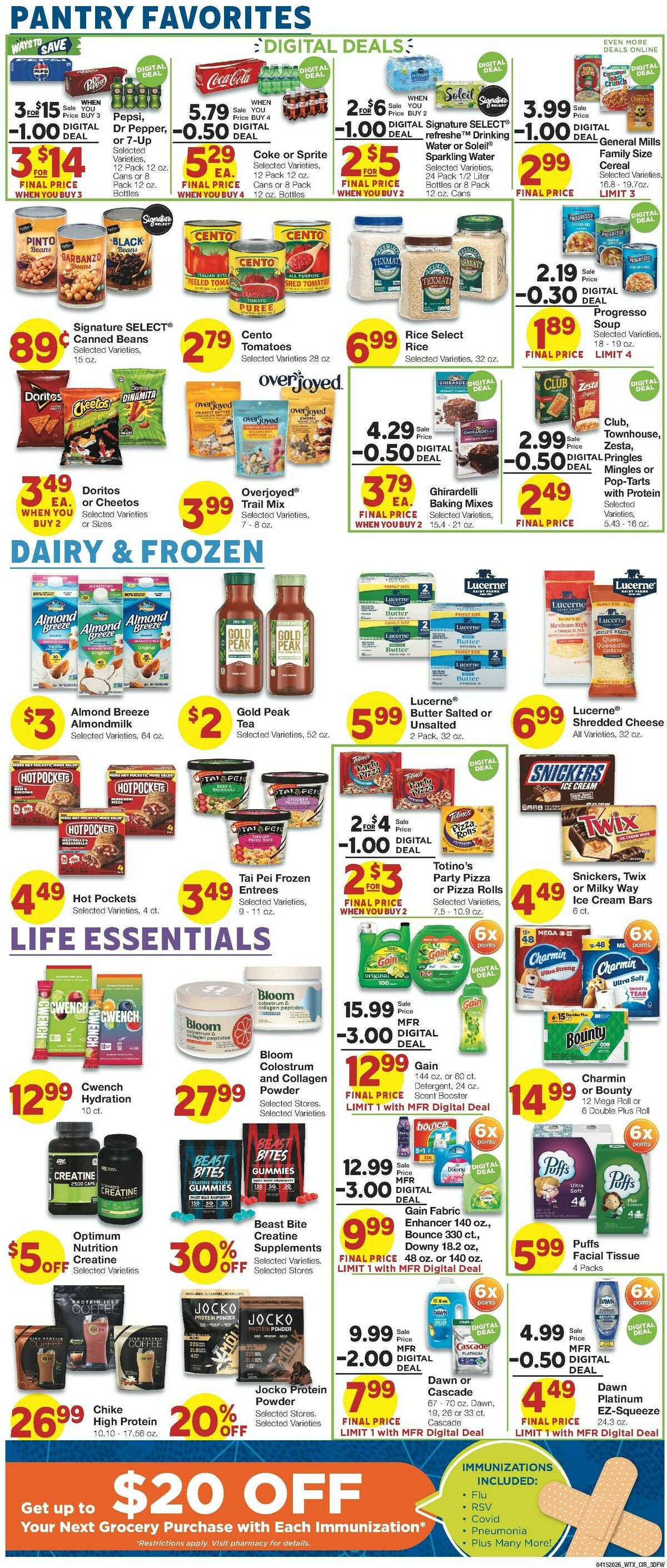 United Supermarkets Weekly Ad from April 15